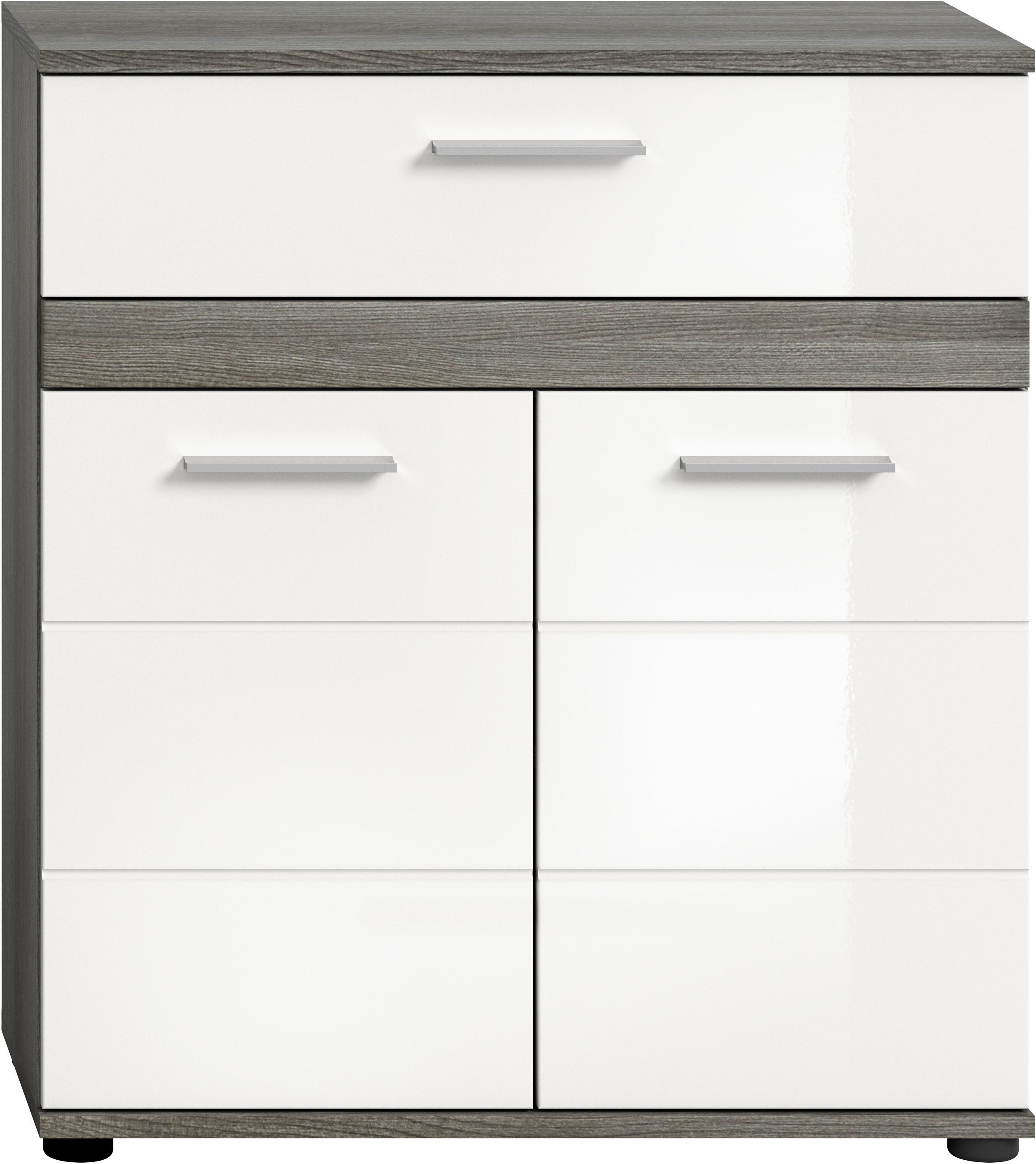 welltime Halfhoge kast LUCCA, TOPSELLER!, Hoogte 79 cm, 2 deuren, 1 lade, 1 legplank
