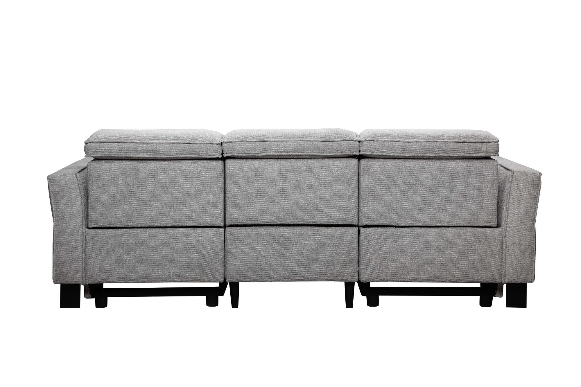 Places of Style 3-zitsbank Carpari, 224 cm, handmatige of elektrische relaxfunctie in 2 zitplaatsen