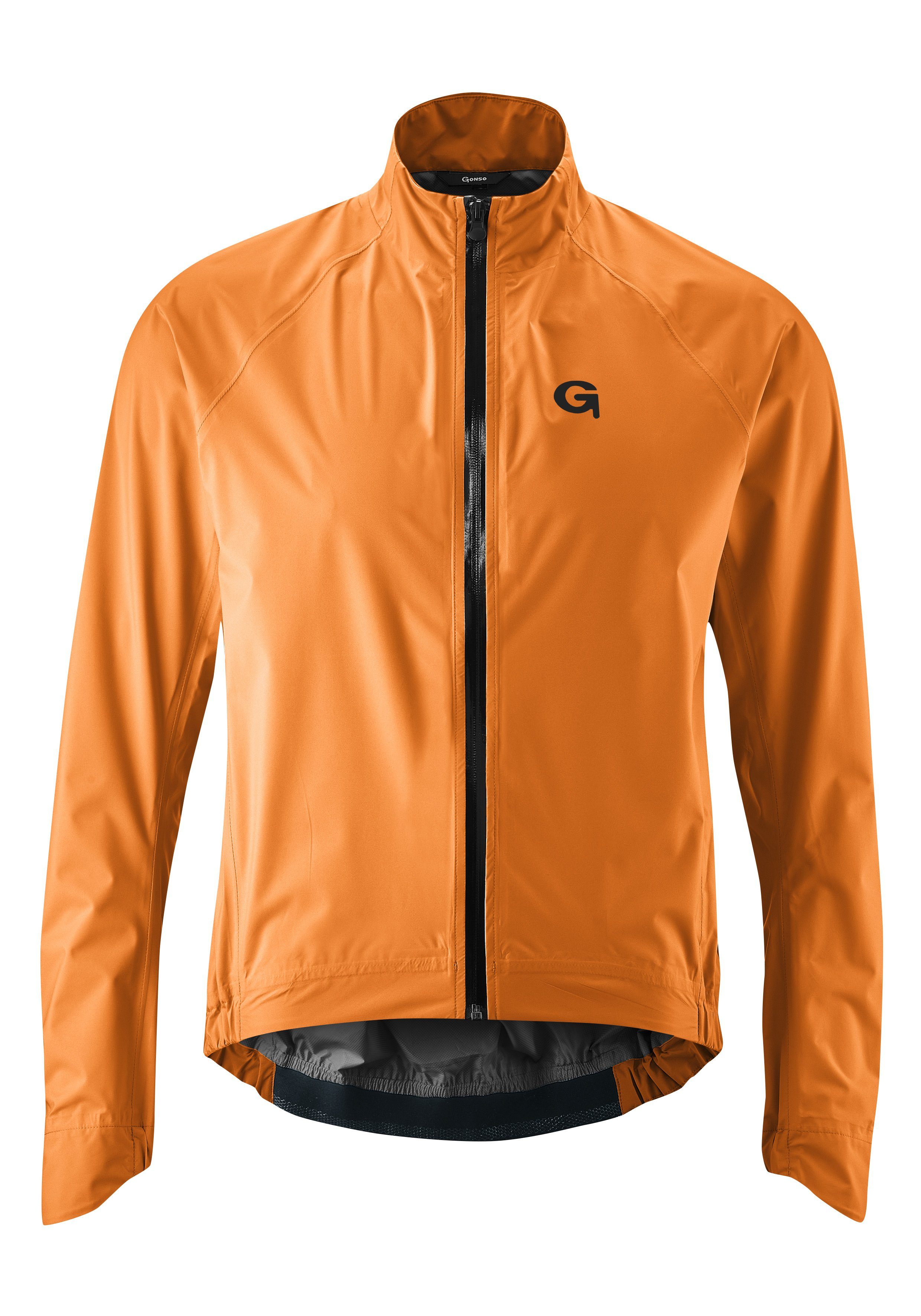 Gonso Fietsjack SAVE JACKET ROAD M Heren fietsjack, waterdichte racefiets-regencape met rugzak heren jassen maat XXXL oranje