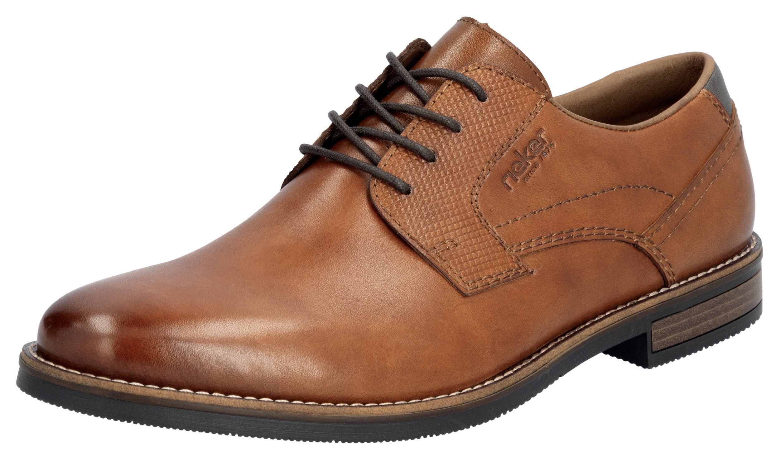 Rieker Veterschoenen zakelijke schoen, lage schoen, feest schoen met leren dekzool