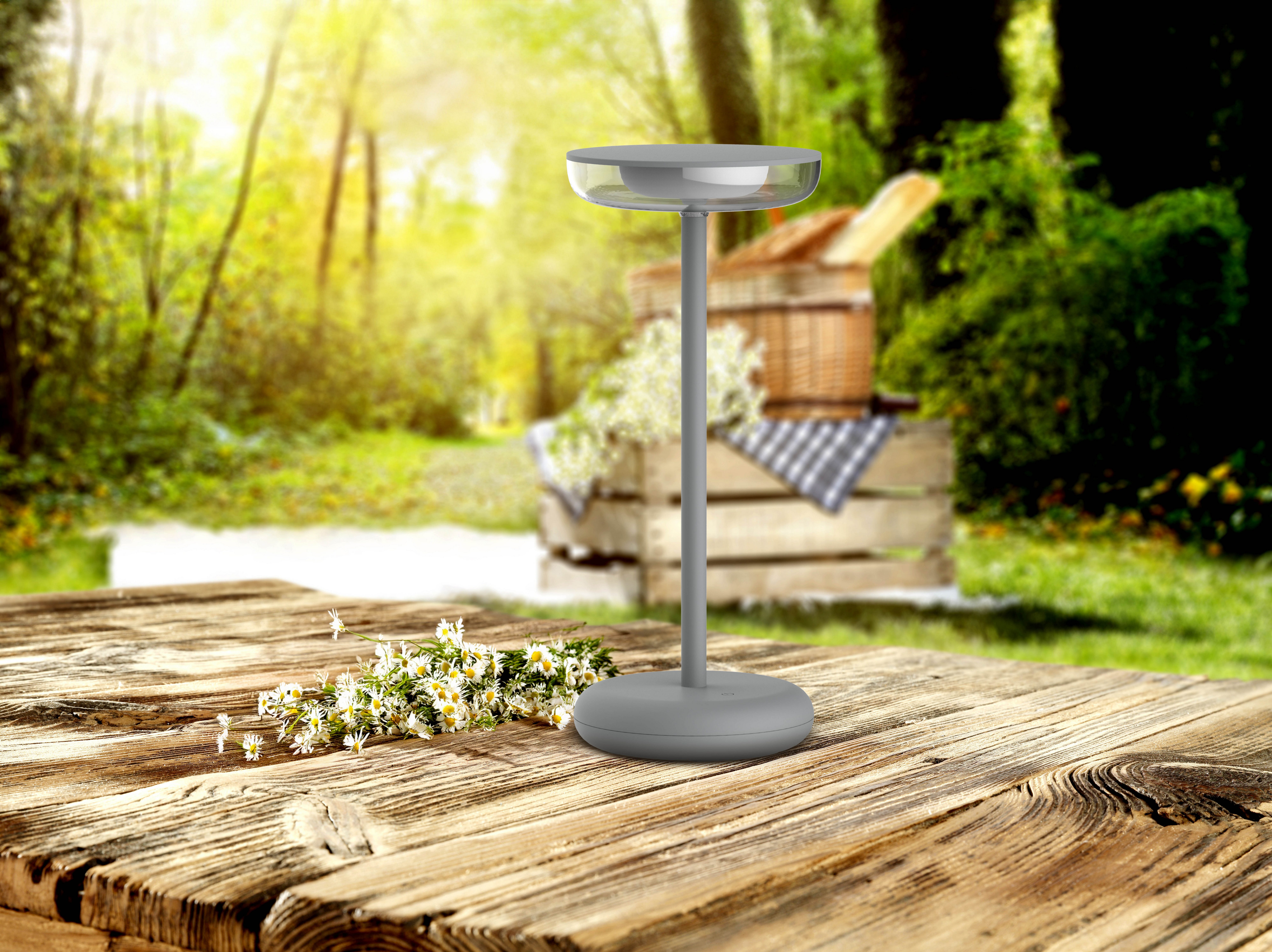 näve Led-tafellamp Pasi dimbaar via aanraaksensor, geheugenfunctie, accu, usb-c-oplaadkabel