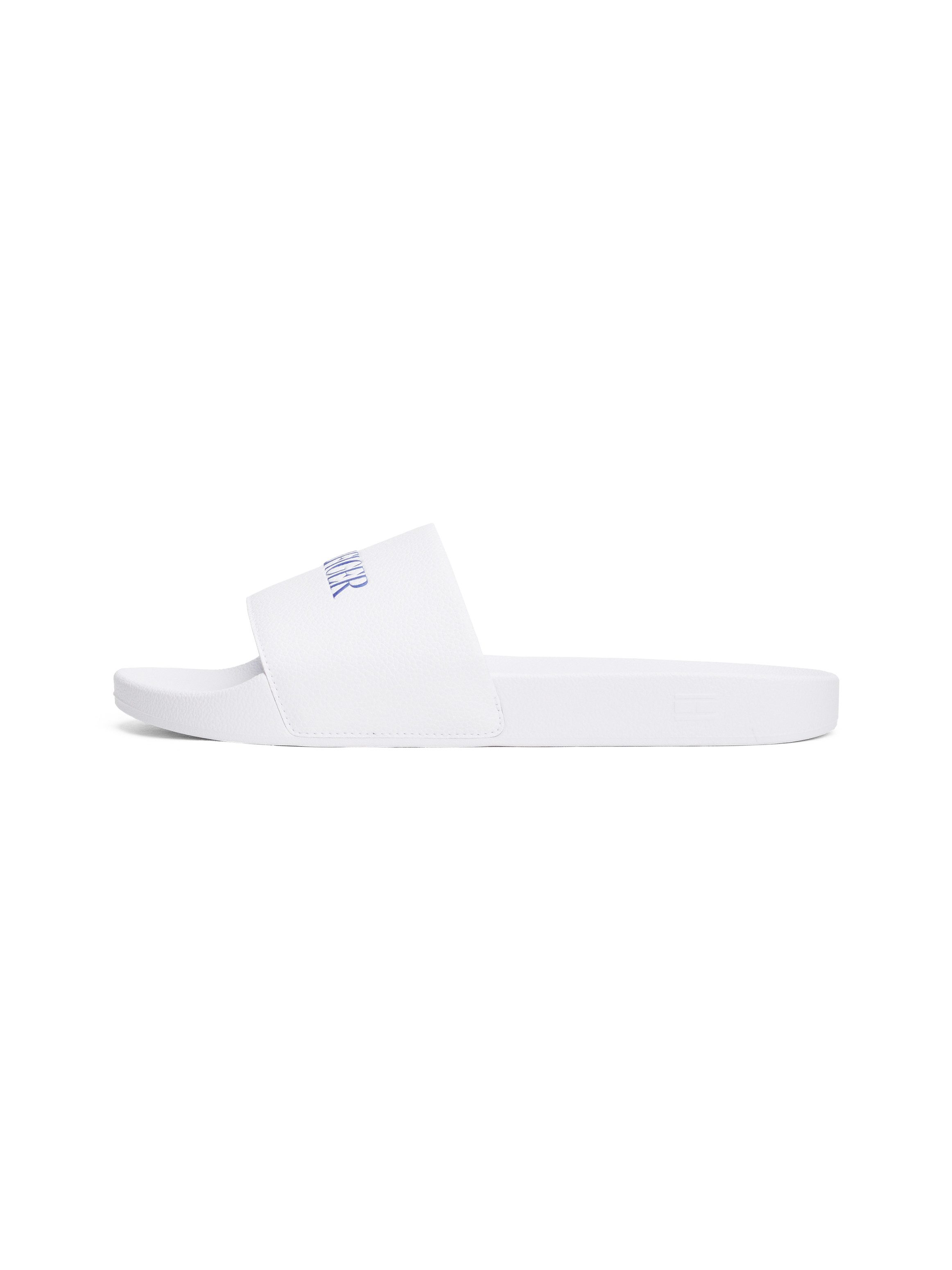 Tommy Hilfiger Slippers HILFIGER PRINT TUMBLE POOL SLIDE , pantoffel, zomerschoen, strandschoen met logo