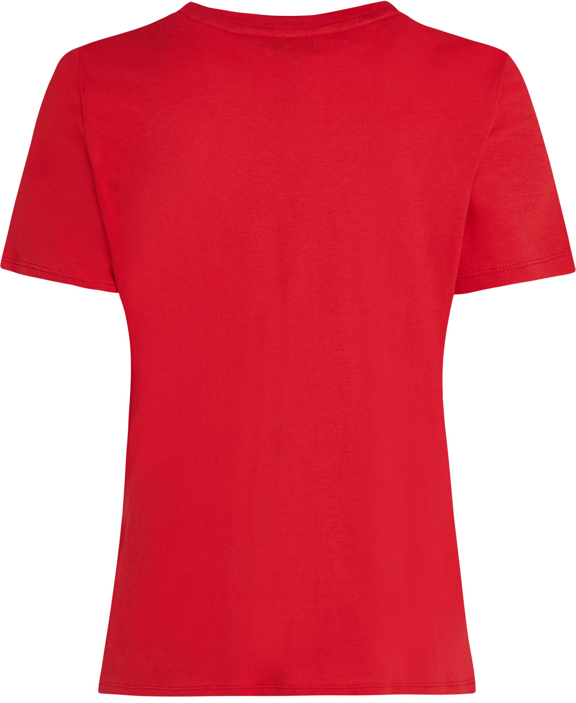 Tommy Hilfiger T-shirt REG CORP LOGO C-NK SS met een logo-opschrift