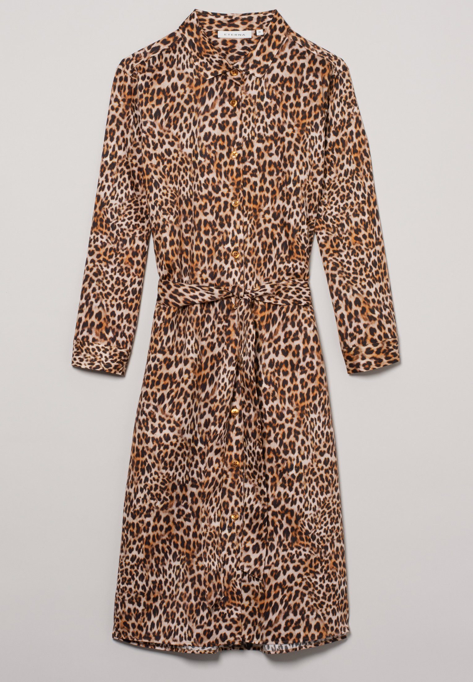 Eterna Jurk met overhemdkraag Loose fit