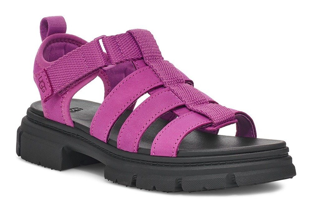 UGG Plateausandalen K ASHTON MULTISTRAP zomerschoen, klittenbandschoen, sandaal, met klittenbandsluiting
