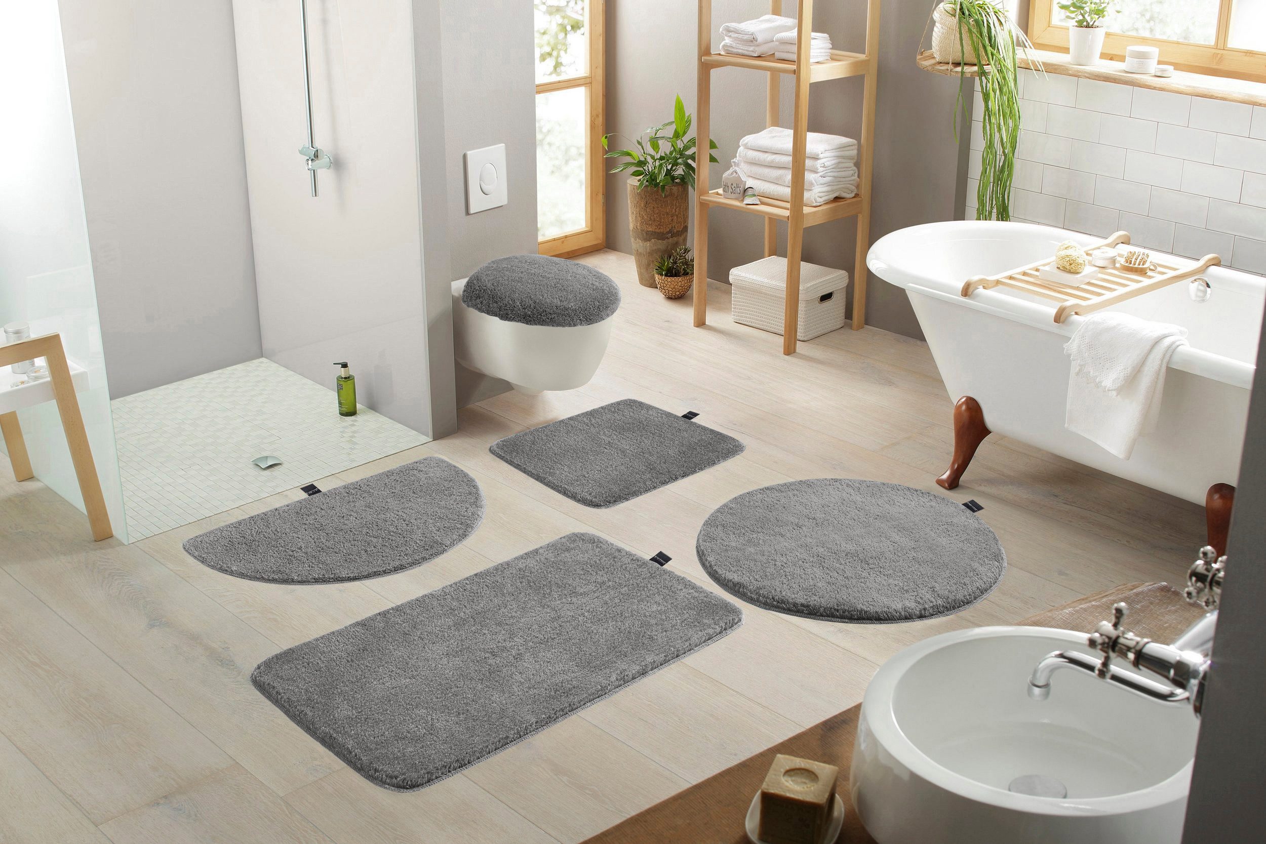 Bruno Banani Badmat Lana, badmat, badkamer tapijt Badmat, badmatten, unikleur, ook als 3-delige set & rond