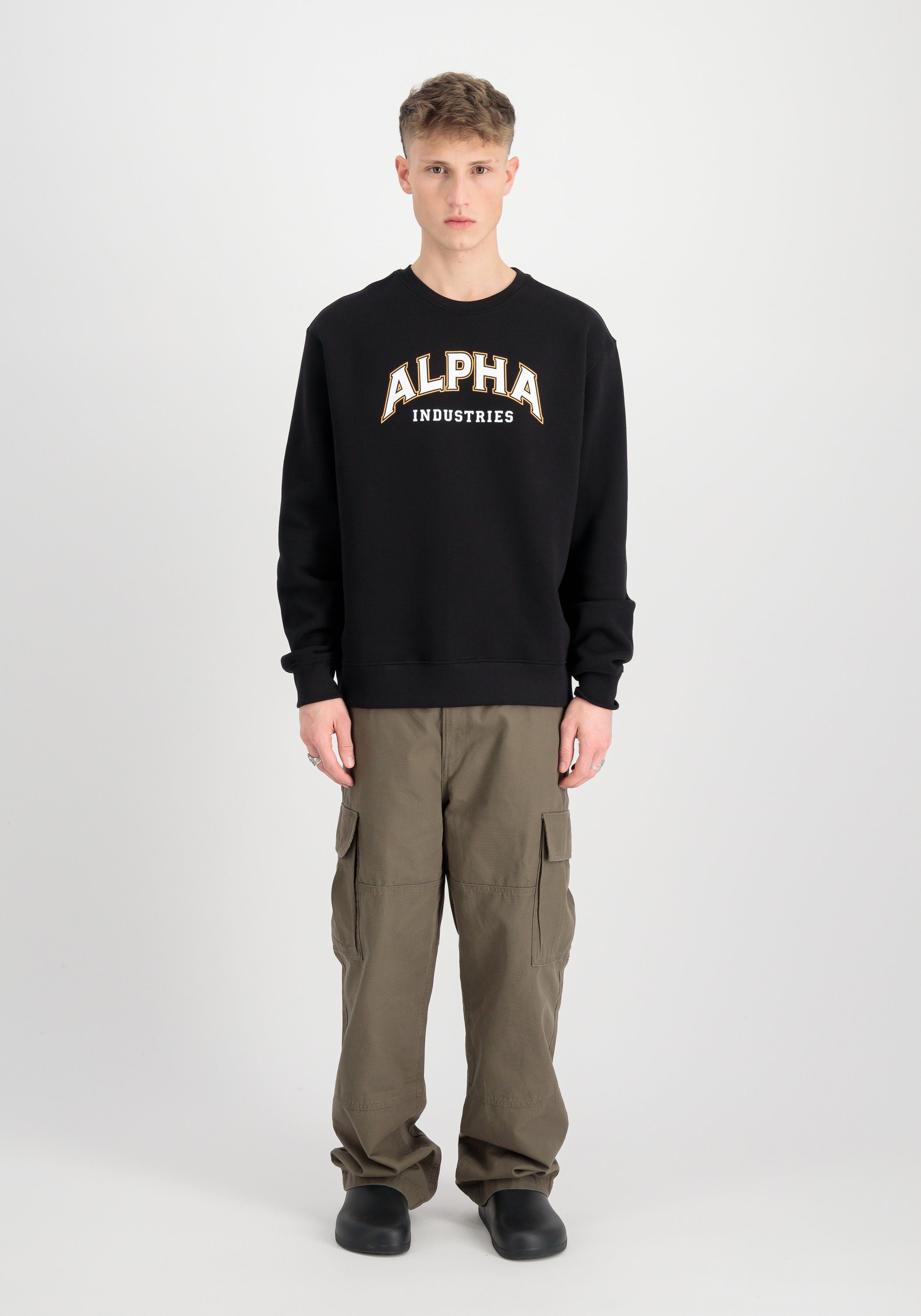 Alpha Industries Sweater Men Sweatshirts College Sweater