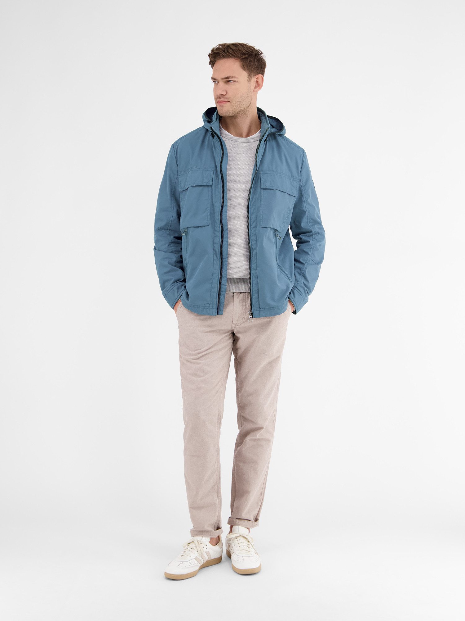 Lerros Outdoorjack LERROS shell-blouson met afneembare capuchon