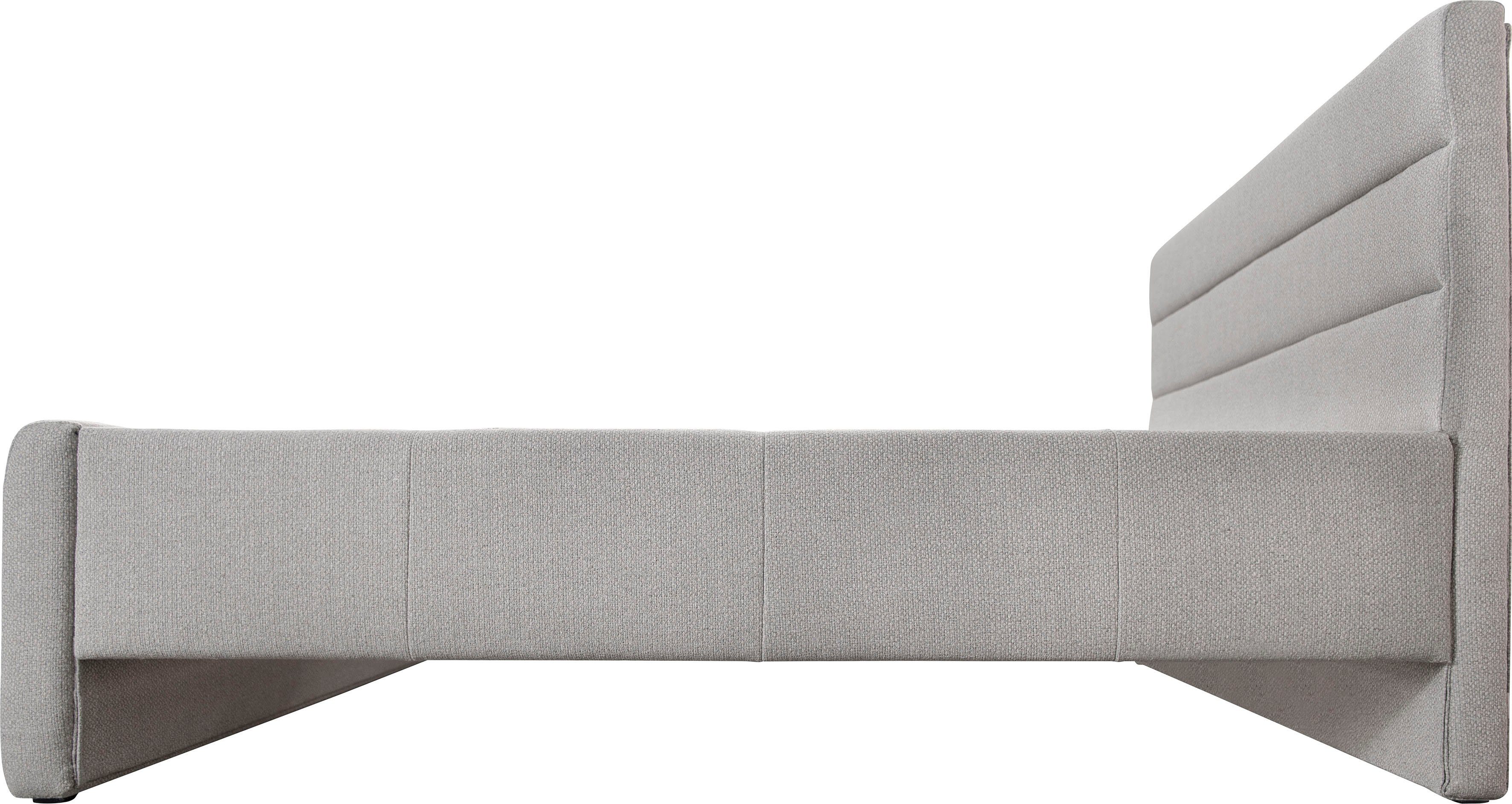 OTTO products Gestoffeerd bed Merrit Dwarsnaad in het hoofd- en voetbord, in 5 breedten, ook in 220 cm lang