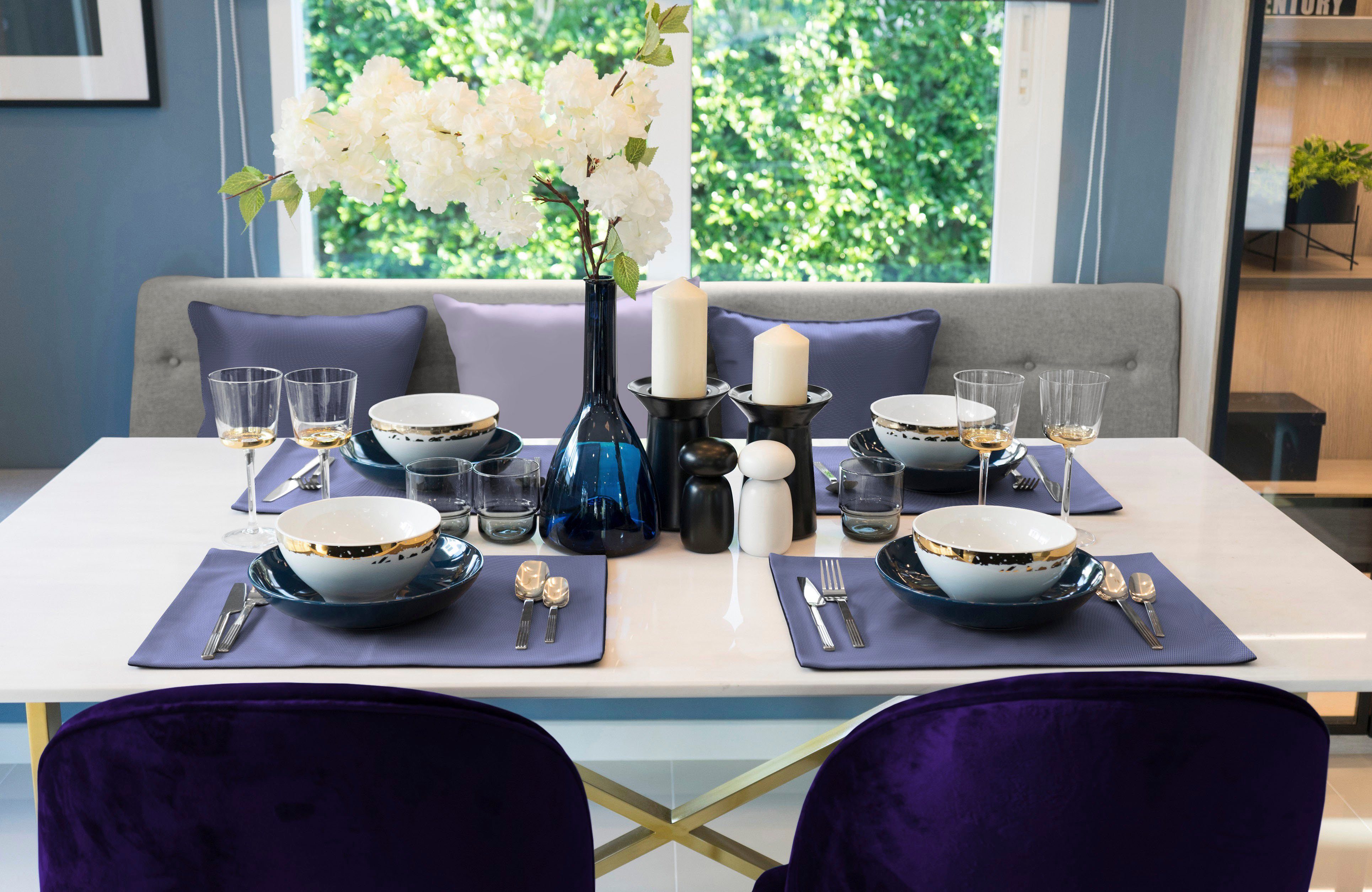 Adam Set placemats Uni Collection (2 stuks)