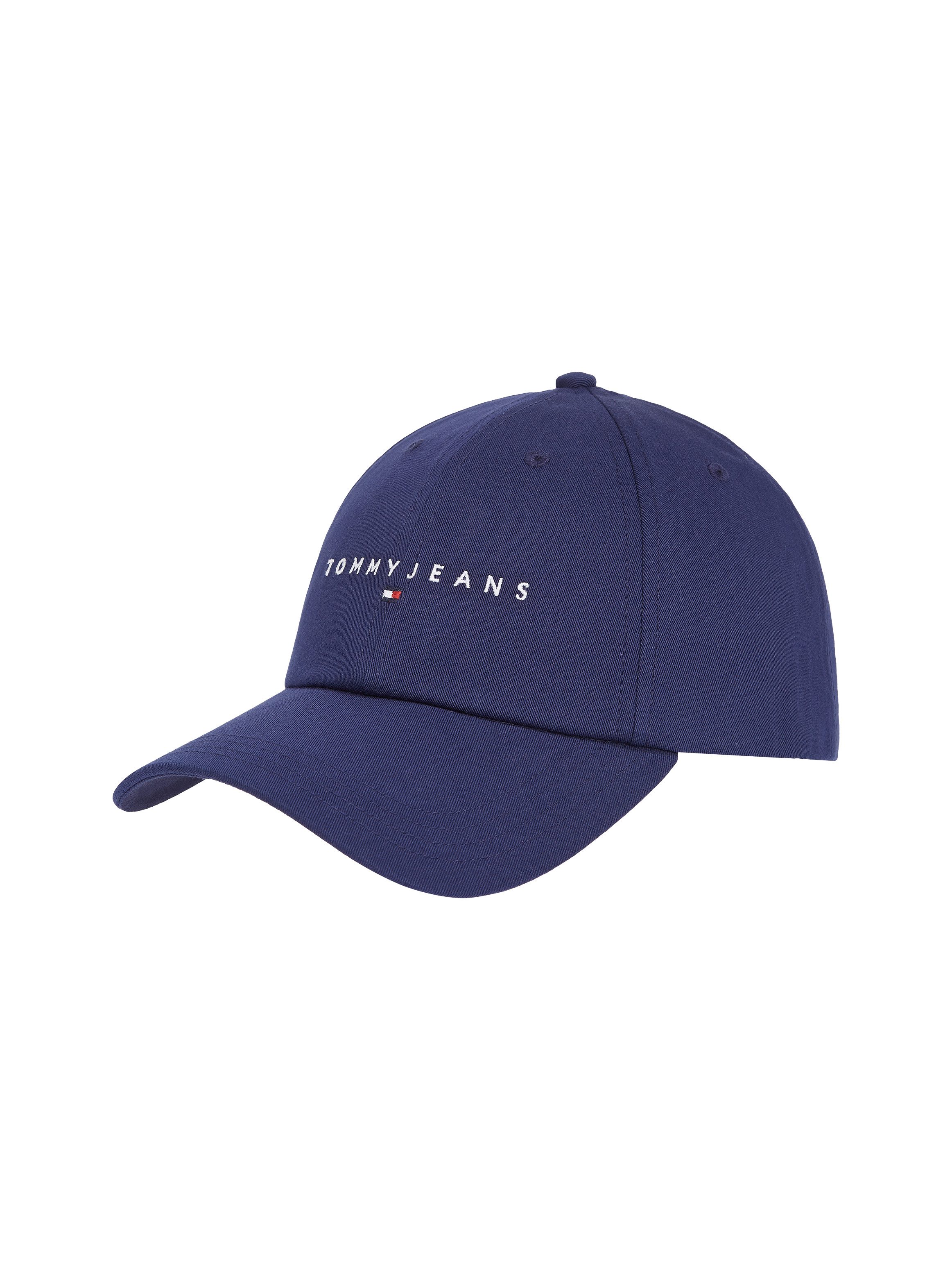 TOMMY JEANS Baseball pet TJM LINEAR LOGO CAP Klem sluiting logo borduursel tekst UNISEX