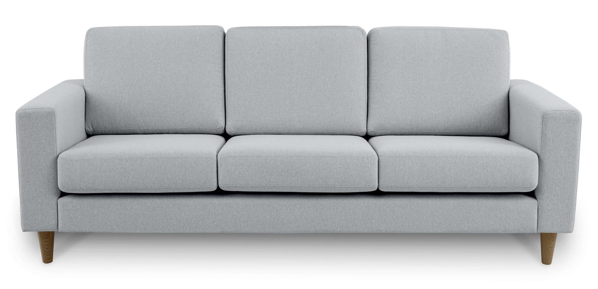andas 3-zitsbank Tvinno in scandinavische stijl, met massief houten poten, breedte 217 cm