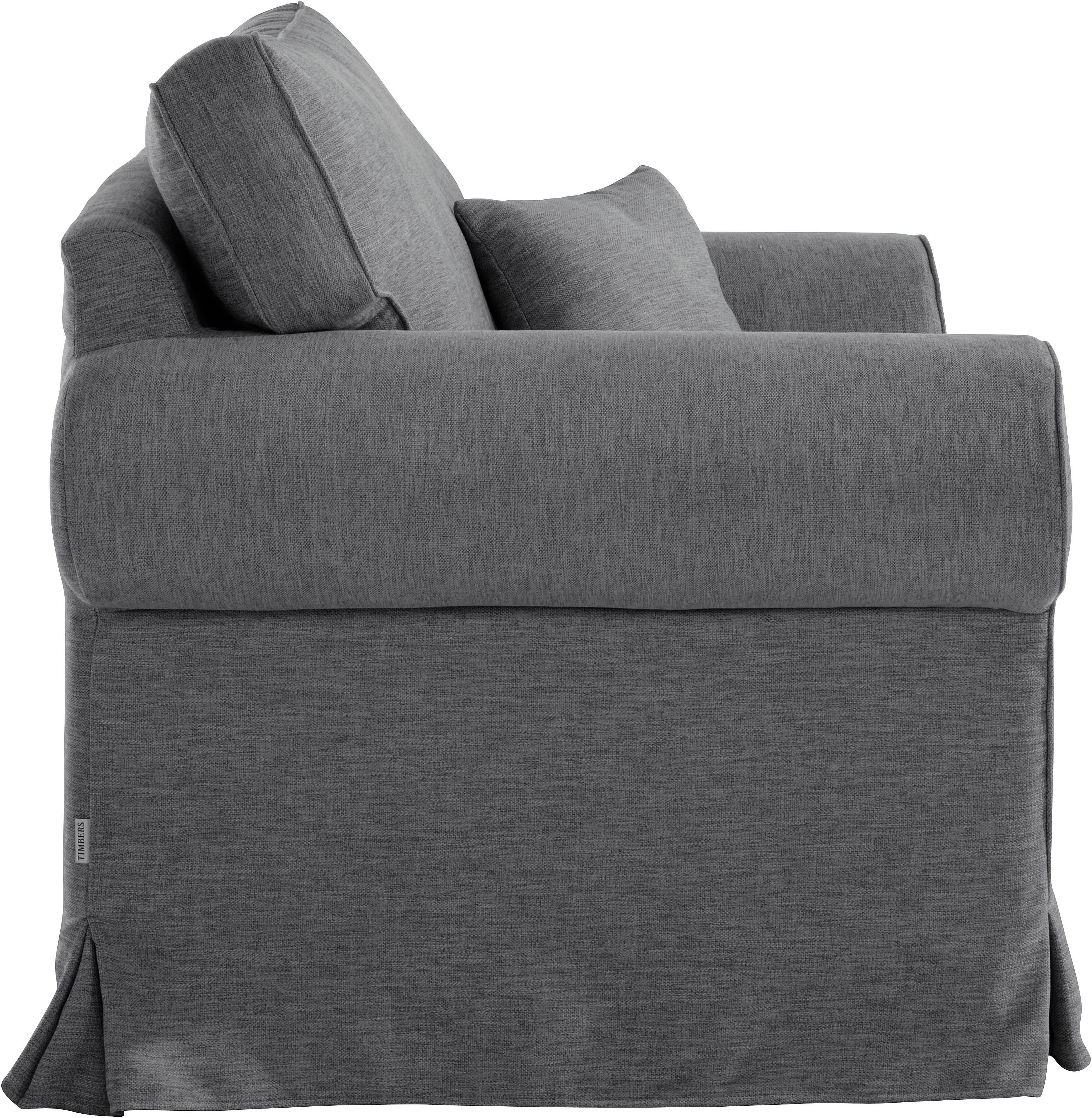 Home affaire Fauteuil Shadmoor Hoezen-look, in uni of met bloemenprint, passend bij de Shadmoor-serie