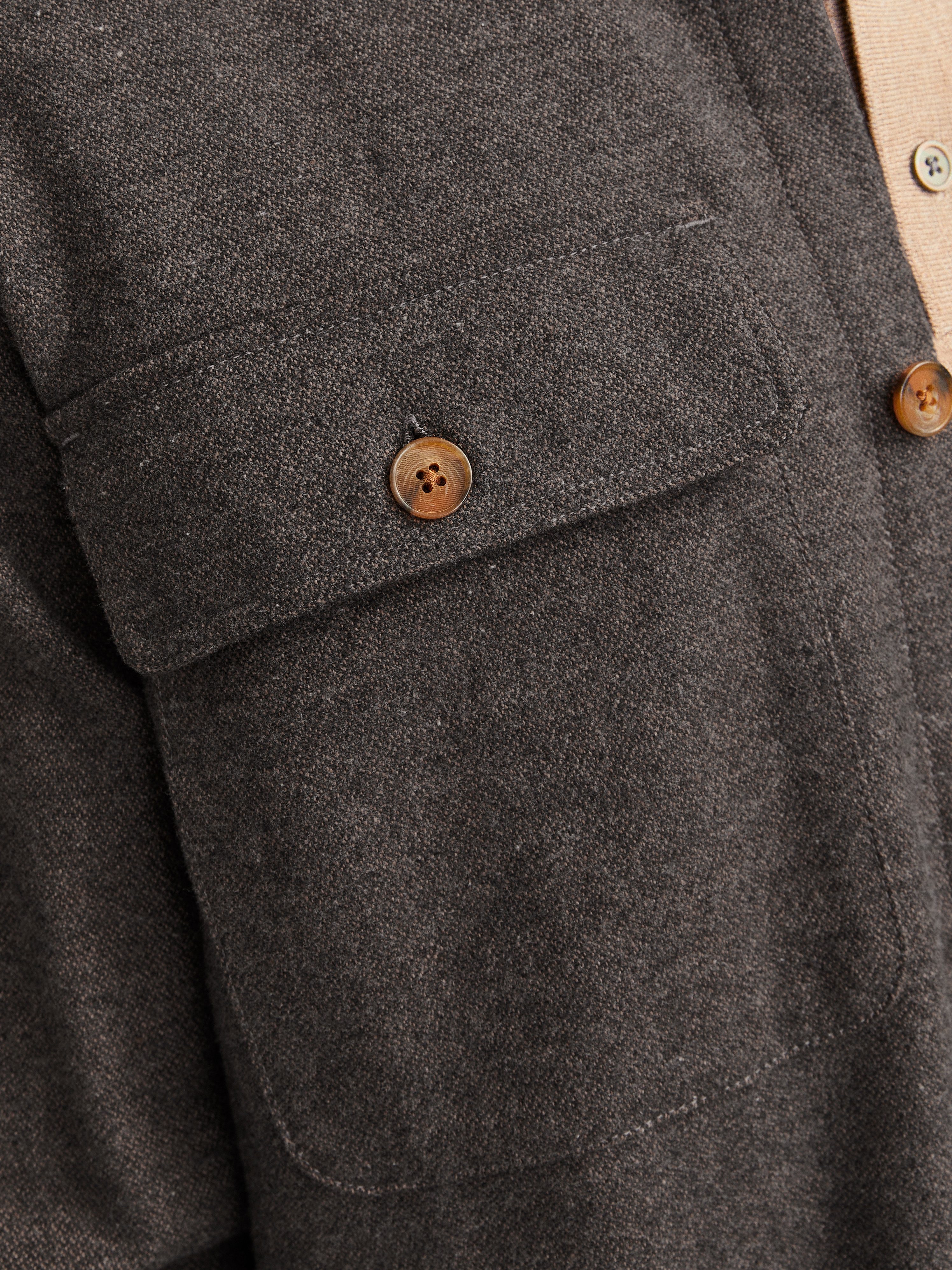 Jack & Jones Overhemd met lange mouwen JPRRAYMOND MELANGE SOLID LS OVERSHIRT SN