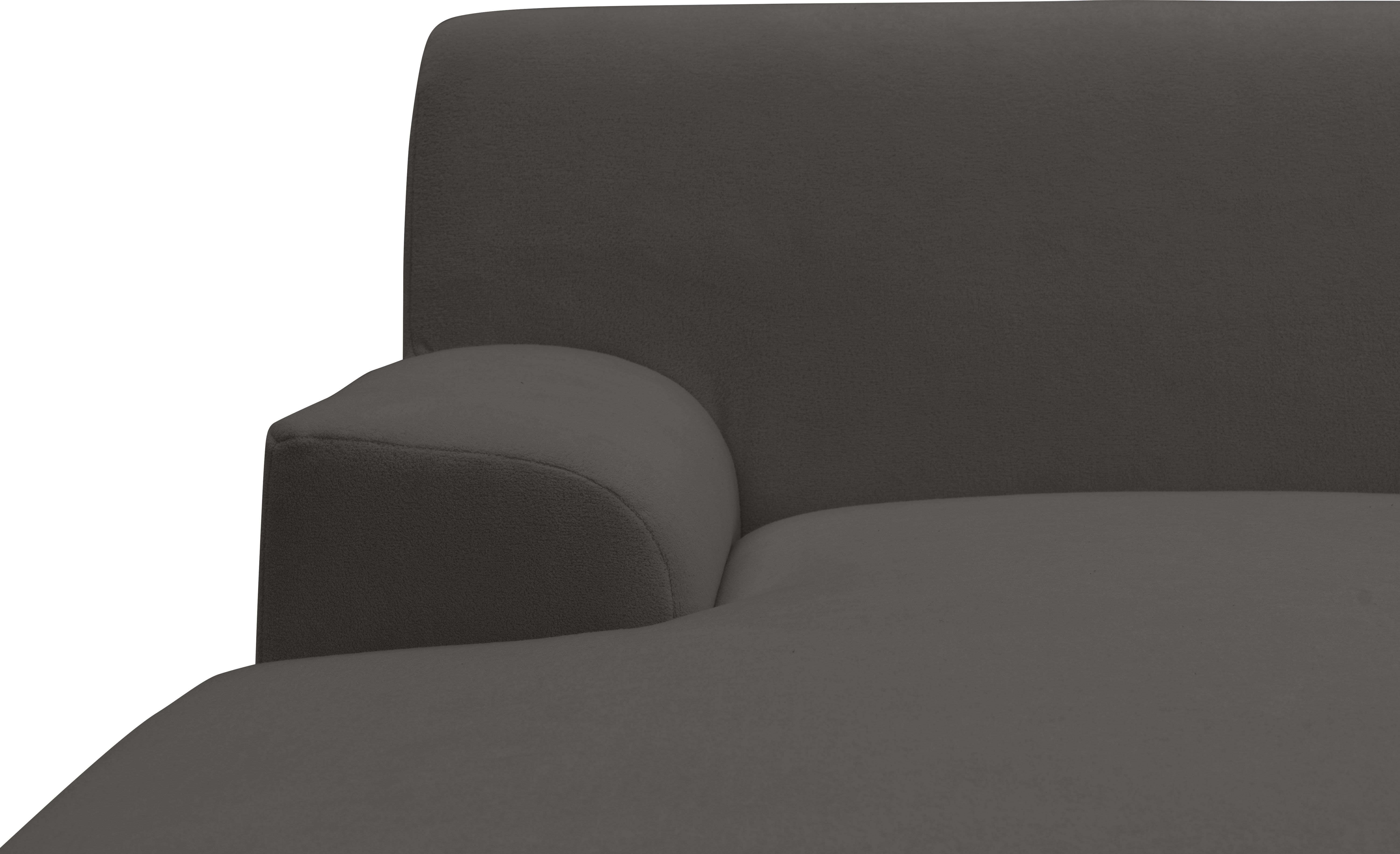 INOSIGN Hoekbank Turah 2, L-vorm, in Cord en waterafstotende microvezel, Vering B/D/H: 241/146/79 cm, incl. sierkussen, optioneel met bedfunctie