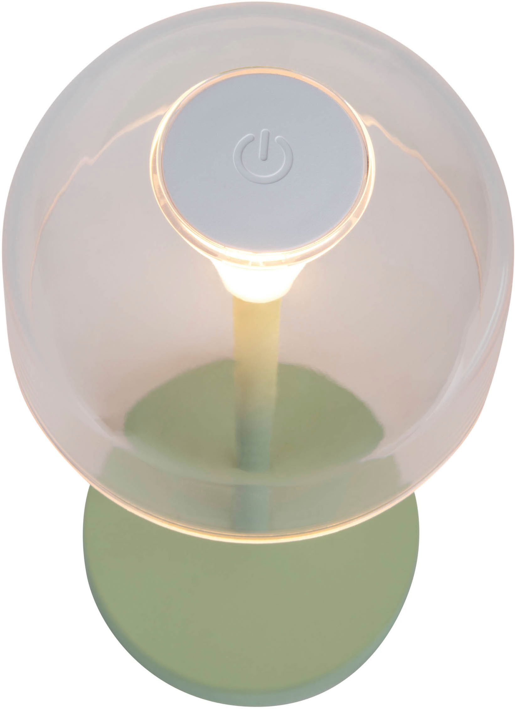 näve Led-tafellamp Gomba 18,5 cm 2-delig set, oplaadbaar, usb-kabel, geheugenfunctie, traploos dimbaar (2 stuks)