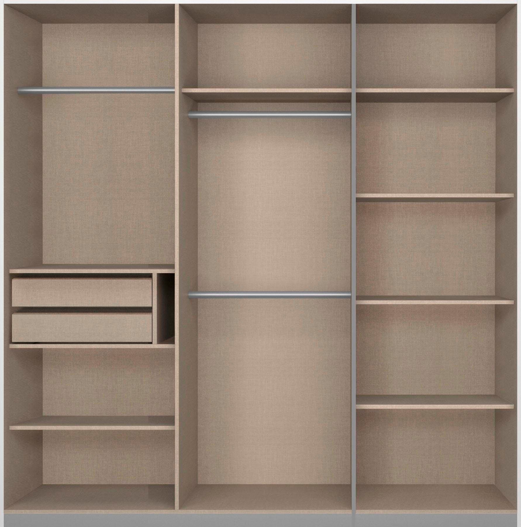 rauch Zweefdeurkast Kledingkast kast garderobe linnenkast BESTSELLER KEPAN inclusief lade-inzet en extra legplanken made in germany