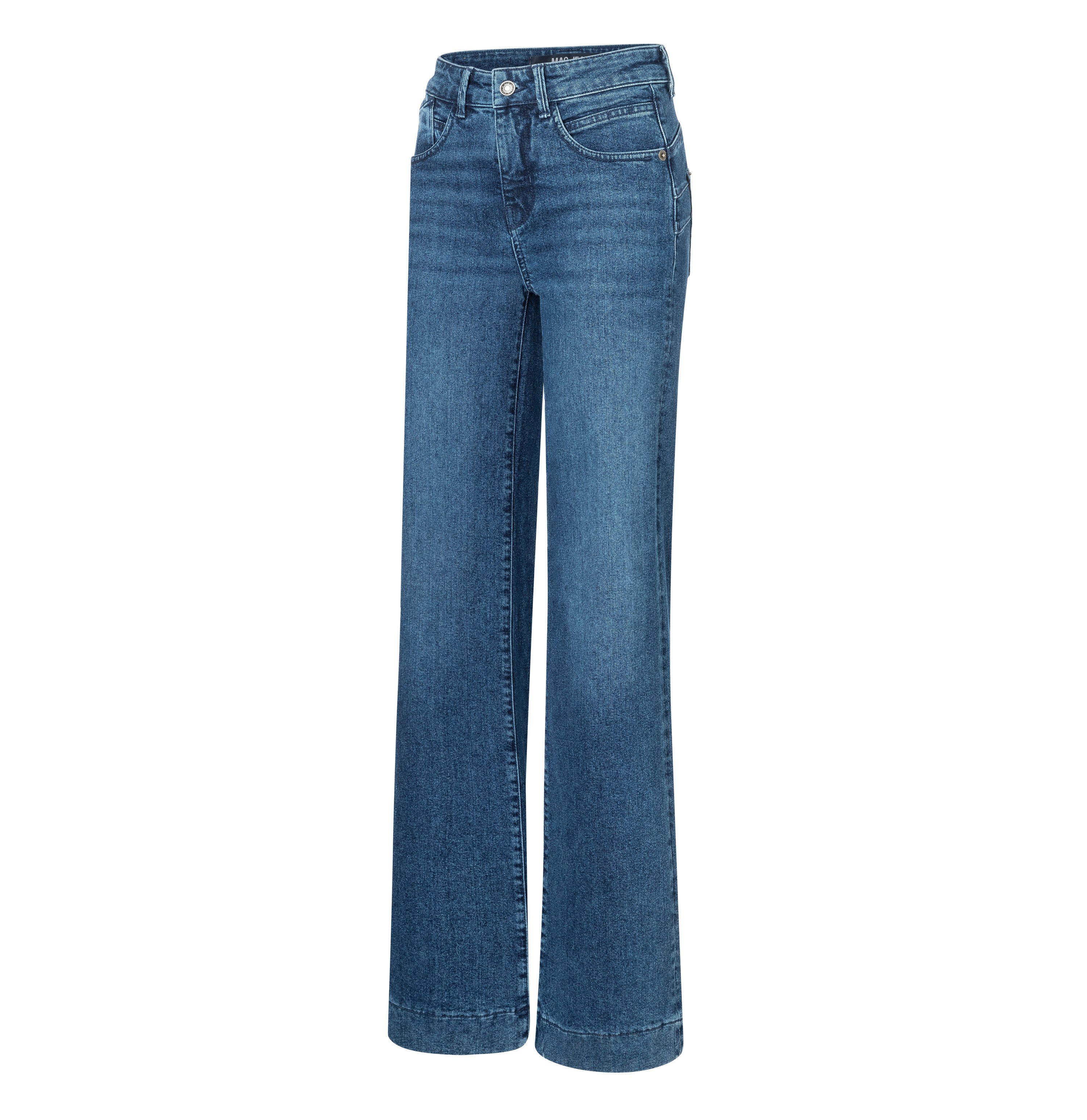 MAC Jerseybroek Shirt-broek Palazzo Cropped