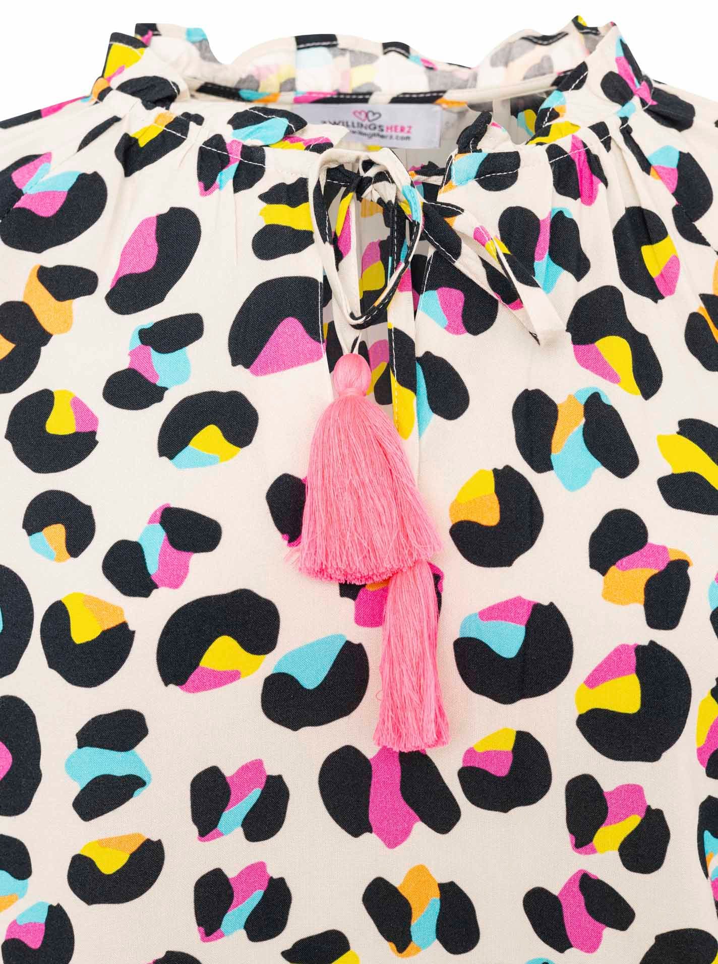 Zwillingsherz Blouse zonder sluiting Crazy Leo