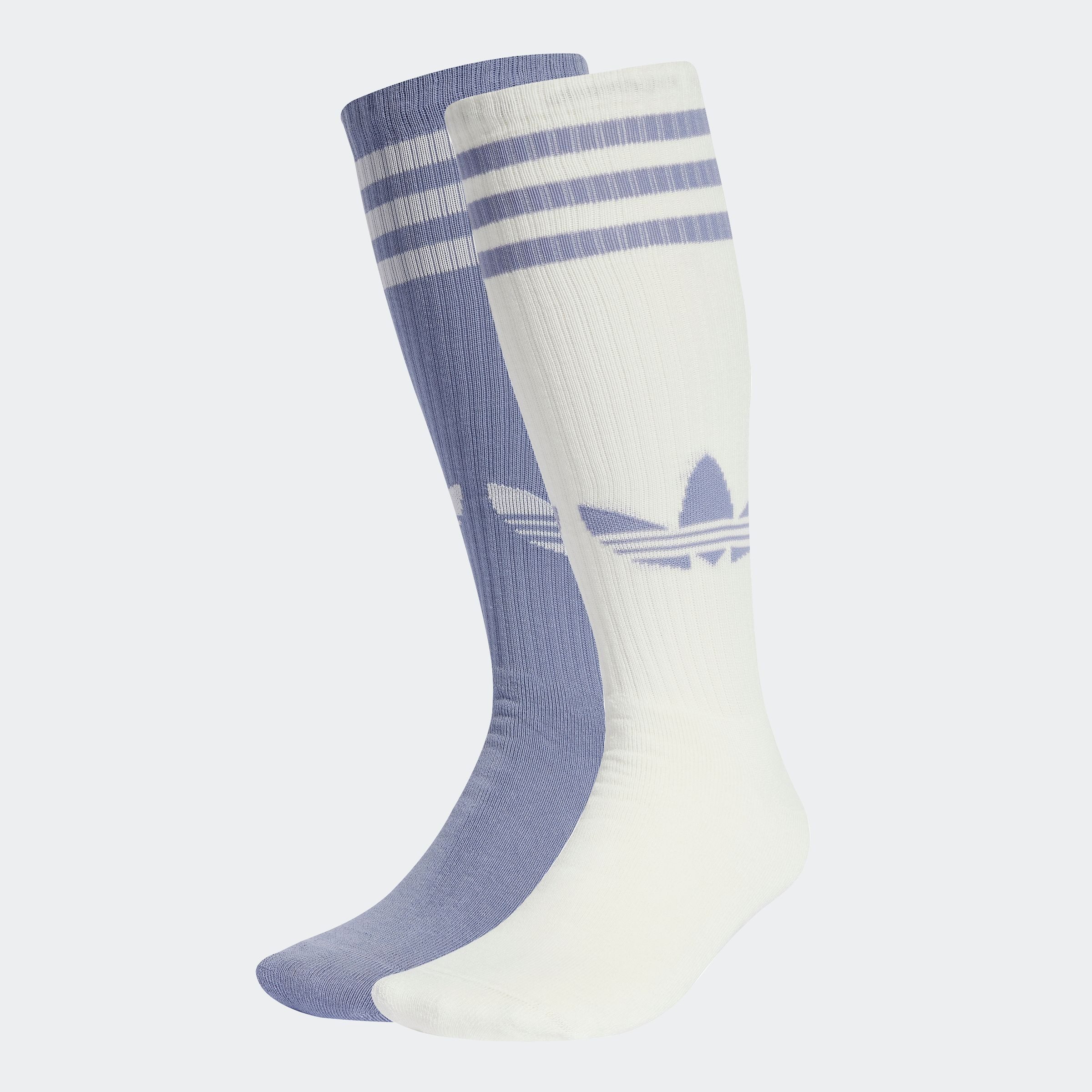 adidas Originals Sportsokken KNEE SOCK 2PP Kniesokken met drie strepen, 2-pack (2 paar)