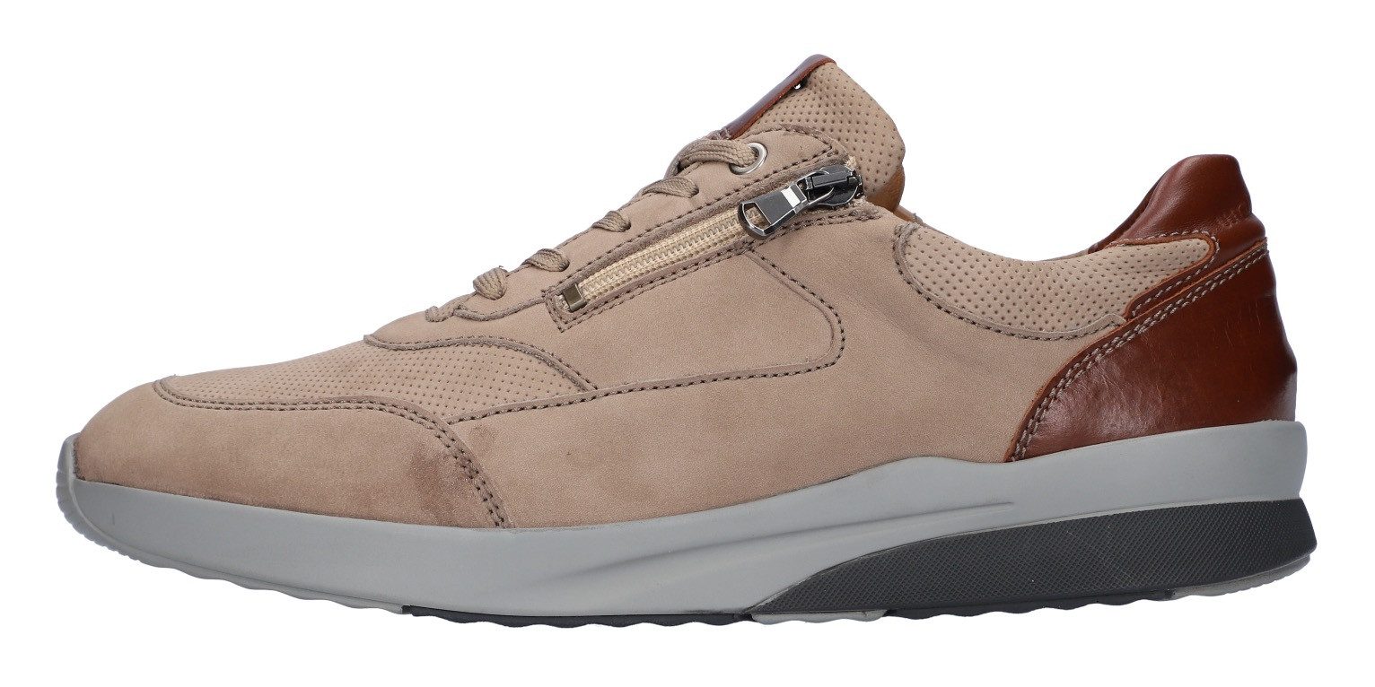 Waldläufer Sneakers K-Fabian in breedte h (= zeer breed), vrijetijdsschoen, lage schoen, veterschoen