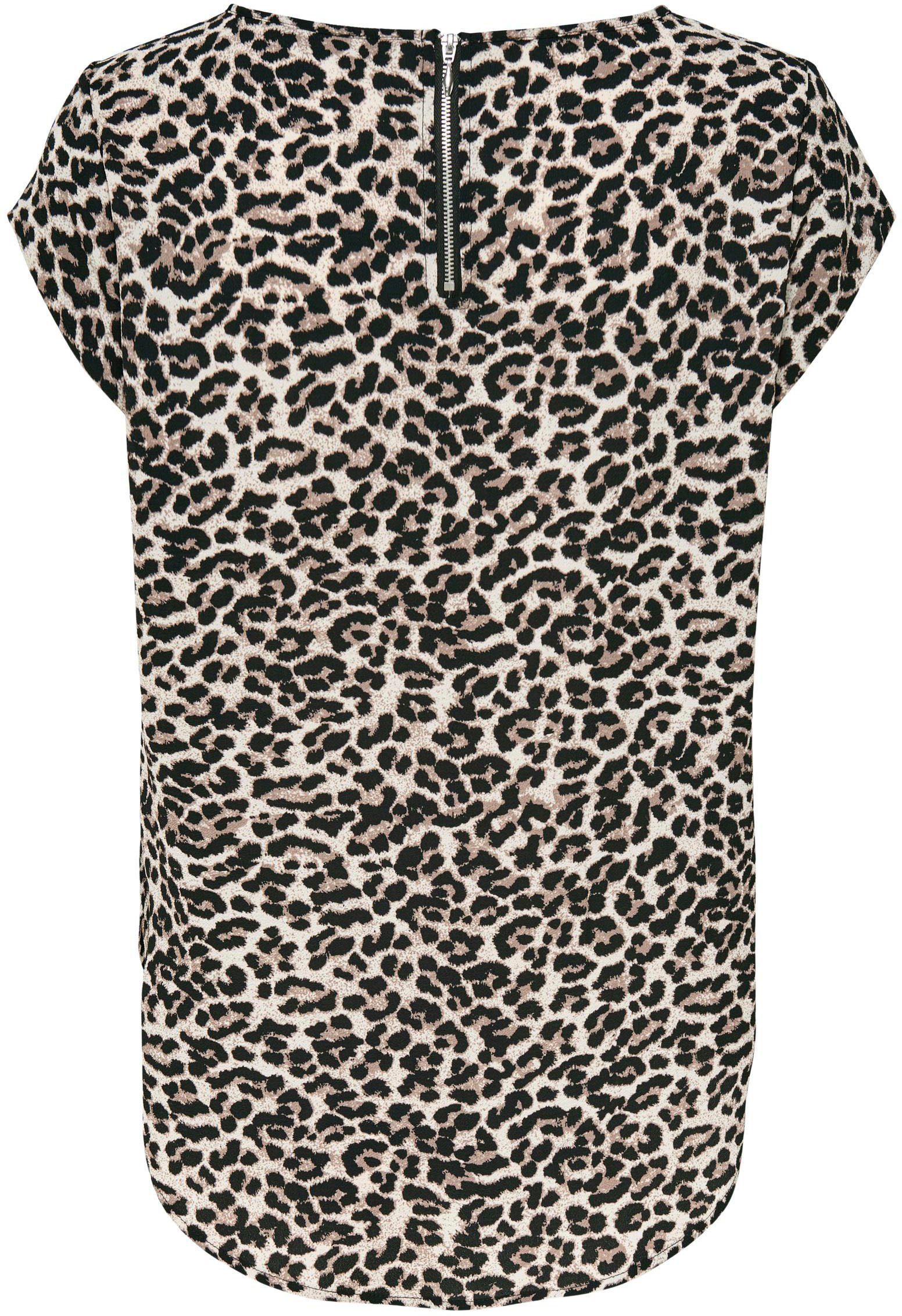 Only Shirtblouse ONLVIC S/S AOP TOP NOOS PTM