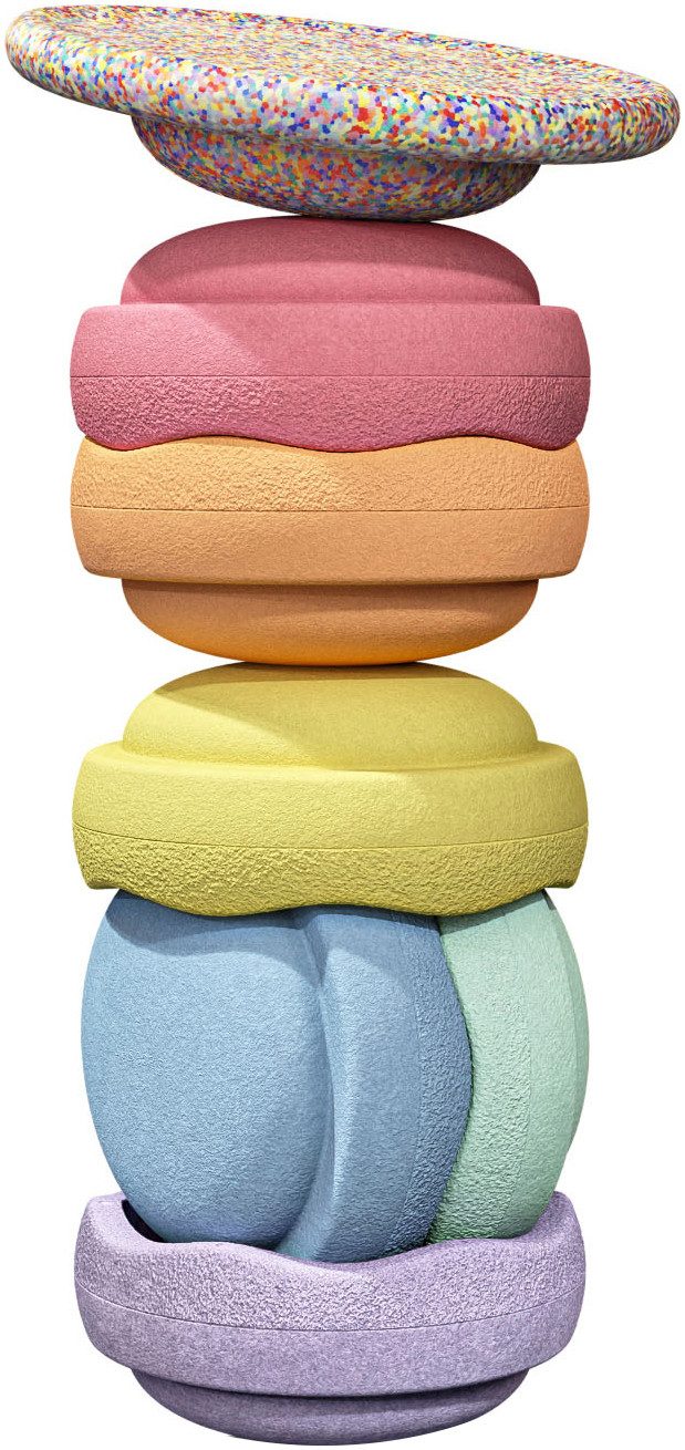 Stapelstein Balancetrainer Stapelstein® Rainbow set pastel (set, 7-delig)