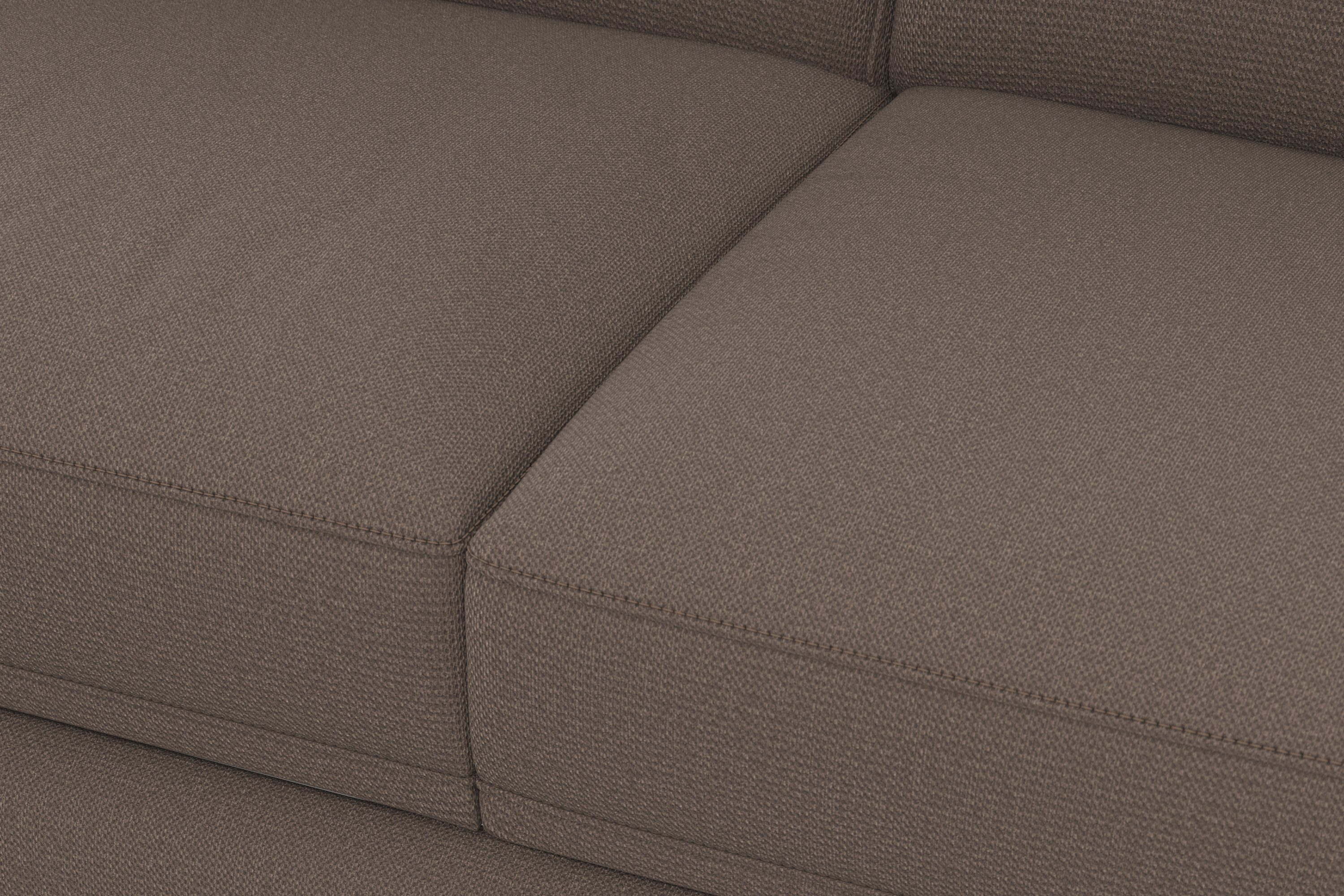 sit&more Zithoek Dundee U-vorm met binnenvering en massief houten poten, naar keuze met verstelbare hoofdsteun