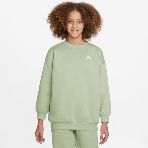 NU 20% KORTING: Nike Sportswear Sweatshirt CLUB FLEECE BIG KIDS' (GIRLS') OVERSIZED SWEATSHIRT