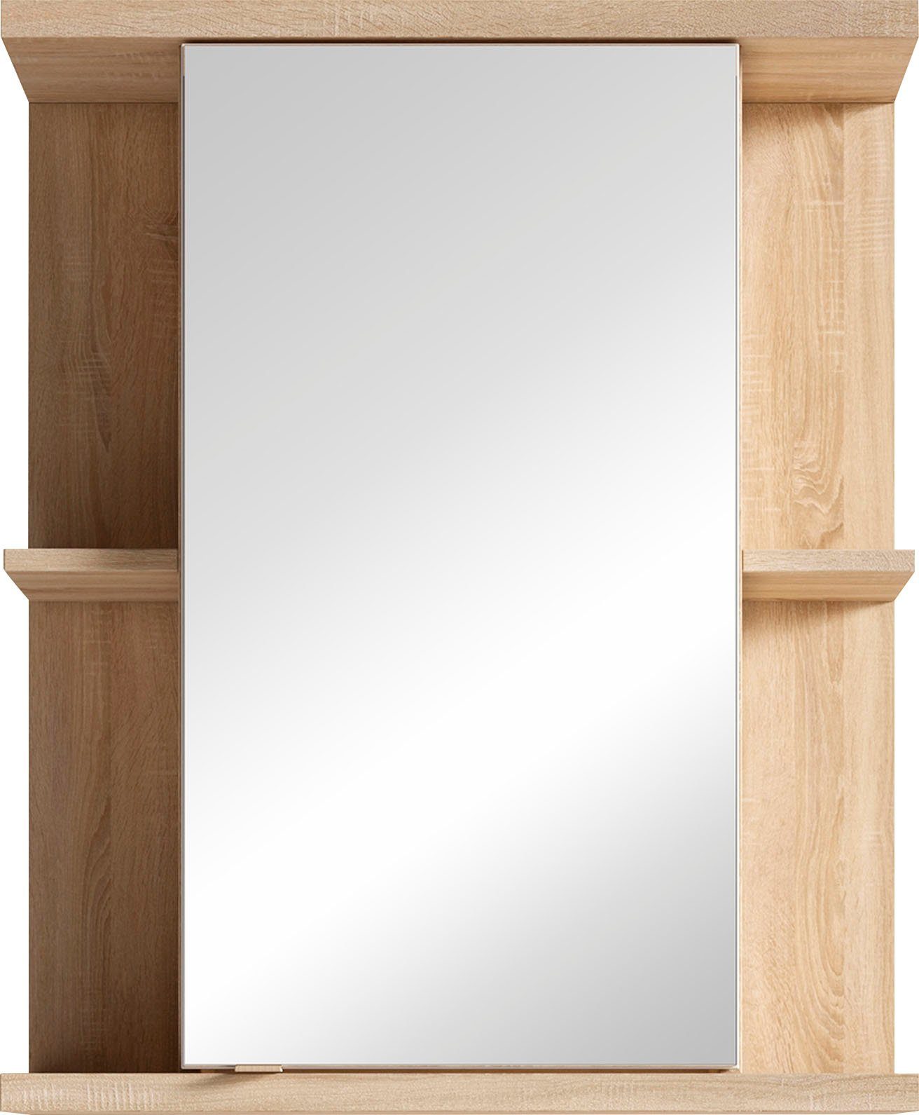 Homexperts Spiegelkast Nusa Breedte 60 cm, met grote spiegeldeur en veel bergruimte