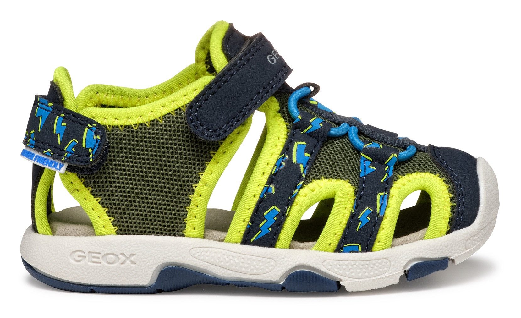 Geox Sandalen B Sandal Multy Boy , babyschoen, zomerschoen, trekking schoen met klittenbandsluiting