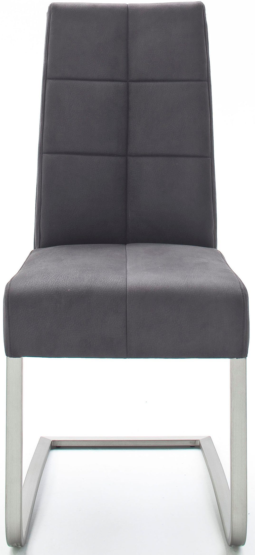 MCA furniture Eetkamerstoel Salva sledestoel met pocketvering, belastbaar tot max. 120 kg (2 stuks)