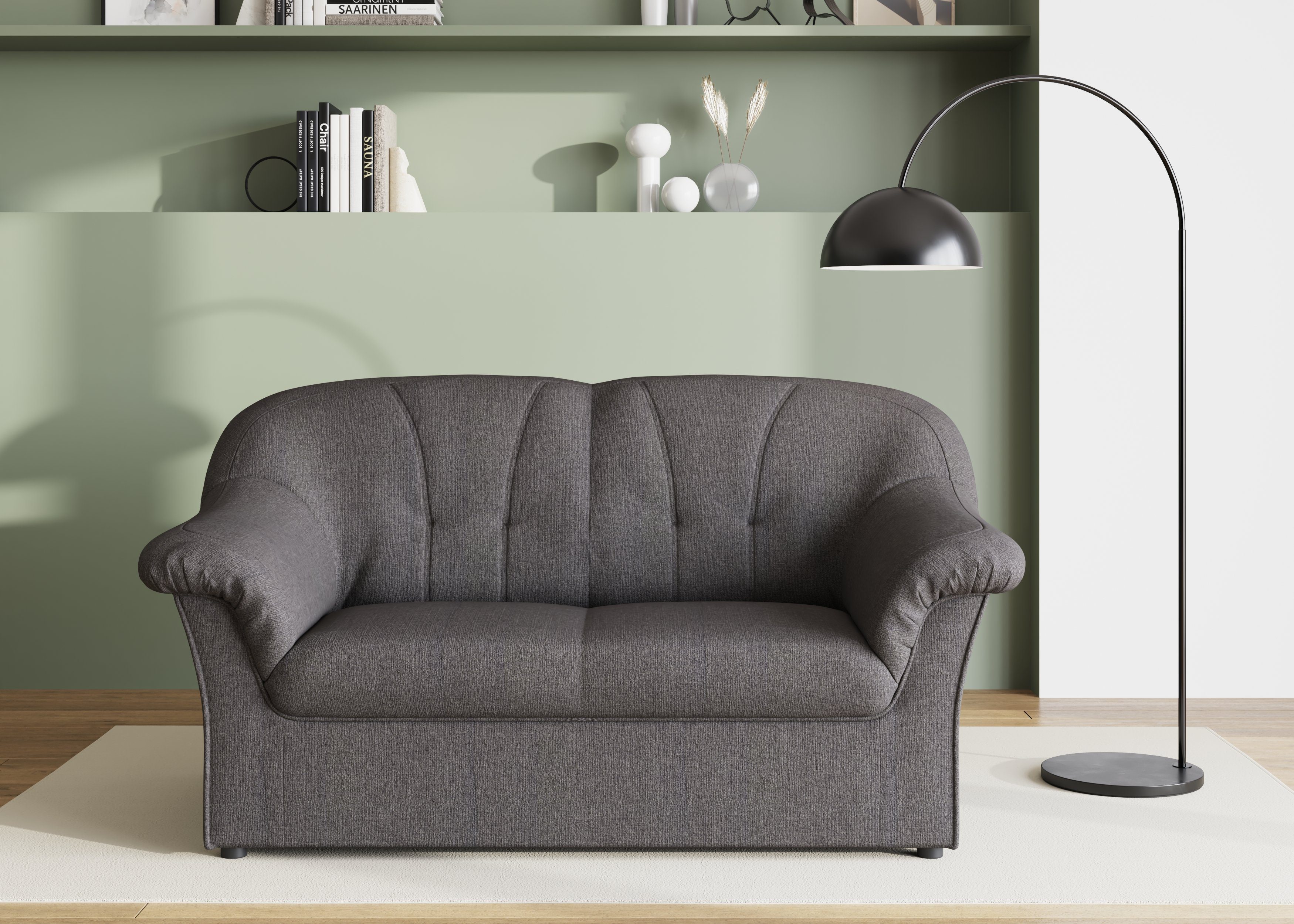DOMO collection 2-zitsbank Pegnitz voor kleine ruimtes, breedte 155 cm,