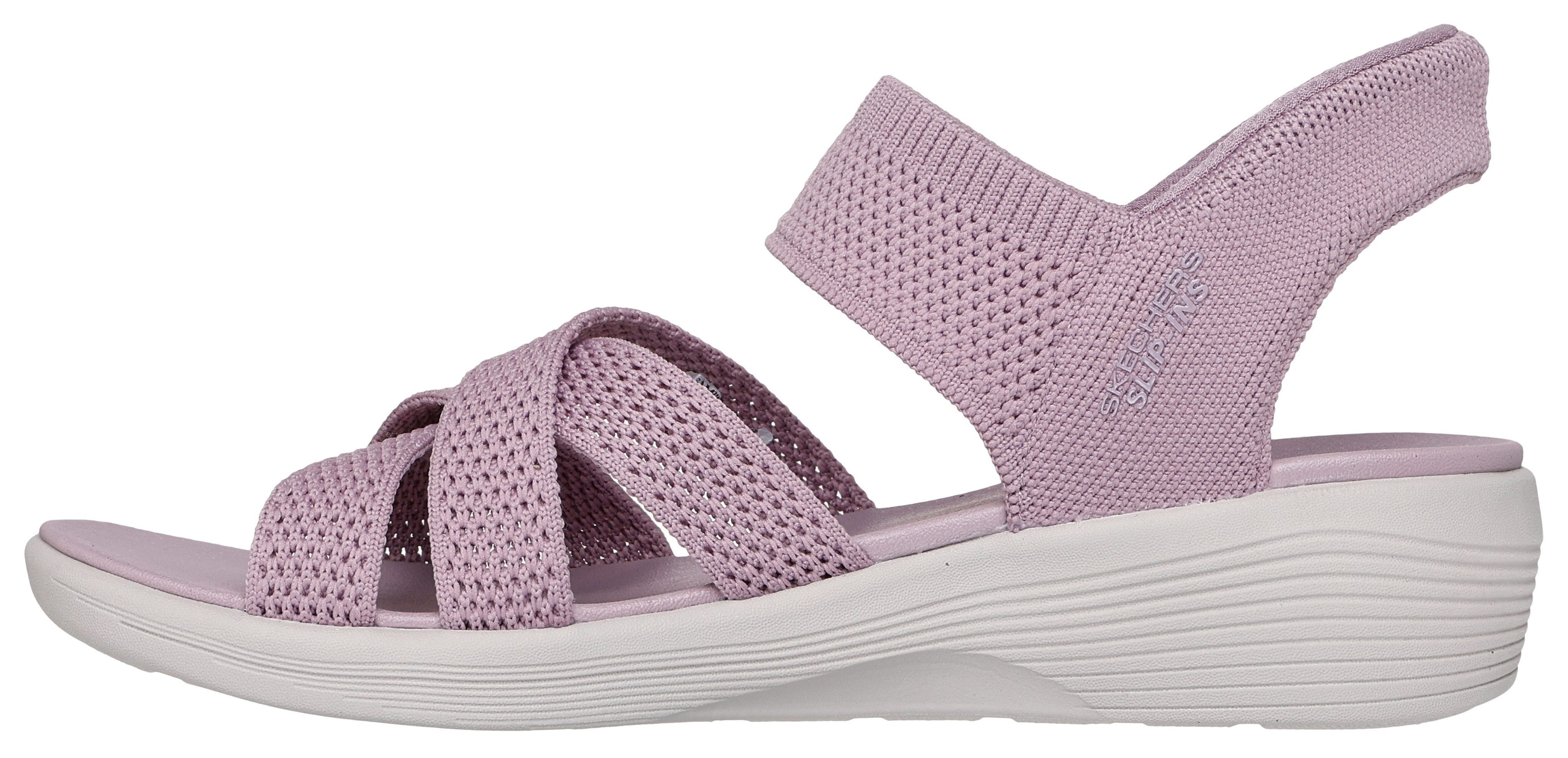 Skechers Sleehaksandaaltjes ARYA , vrijetijdsschoen, sandaal in vegan verwerking