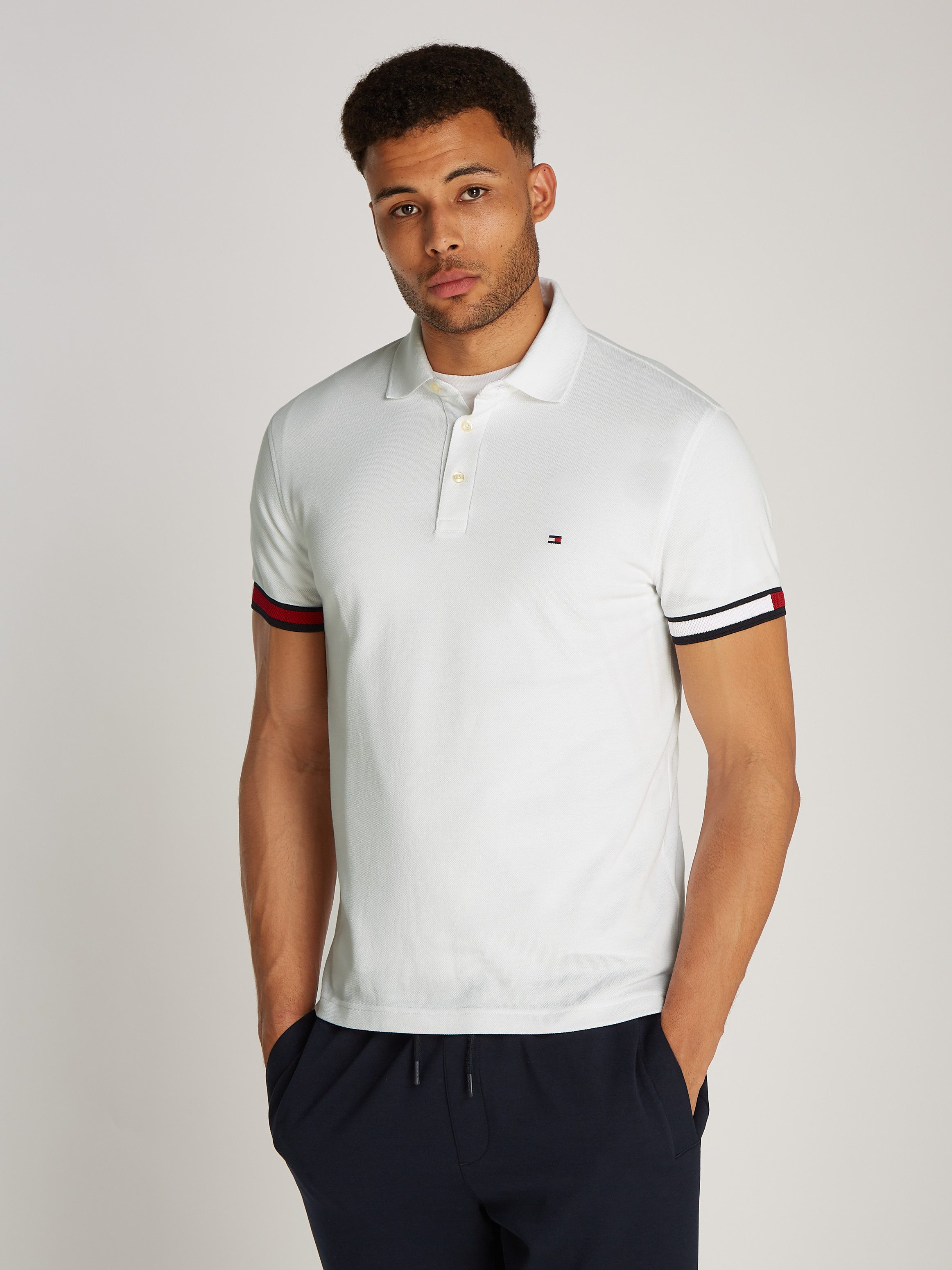 Tommy Hilfiger Poloshirt FLAG CUFF SLIM POLO