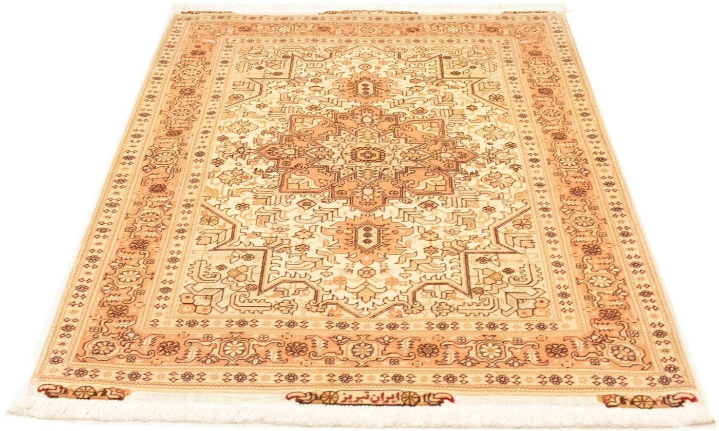 morgenland Vloerkleed Täbriz 50 Raj vloerkleed met de hand geknoopt beige handgeknoopt