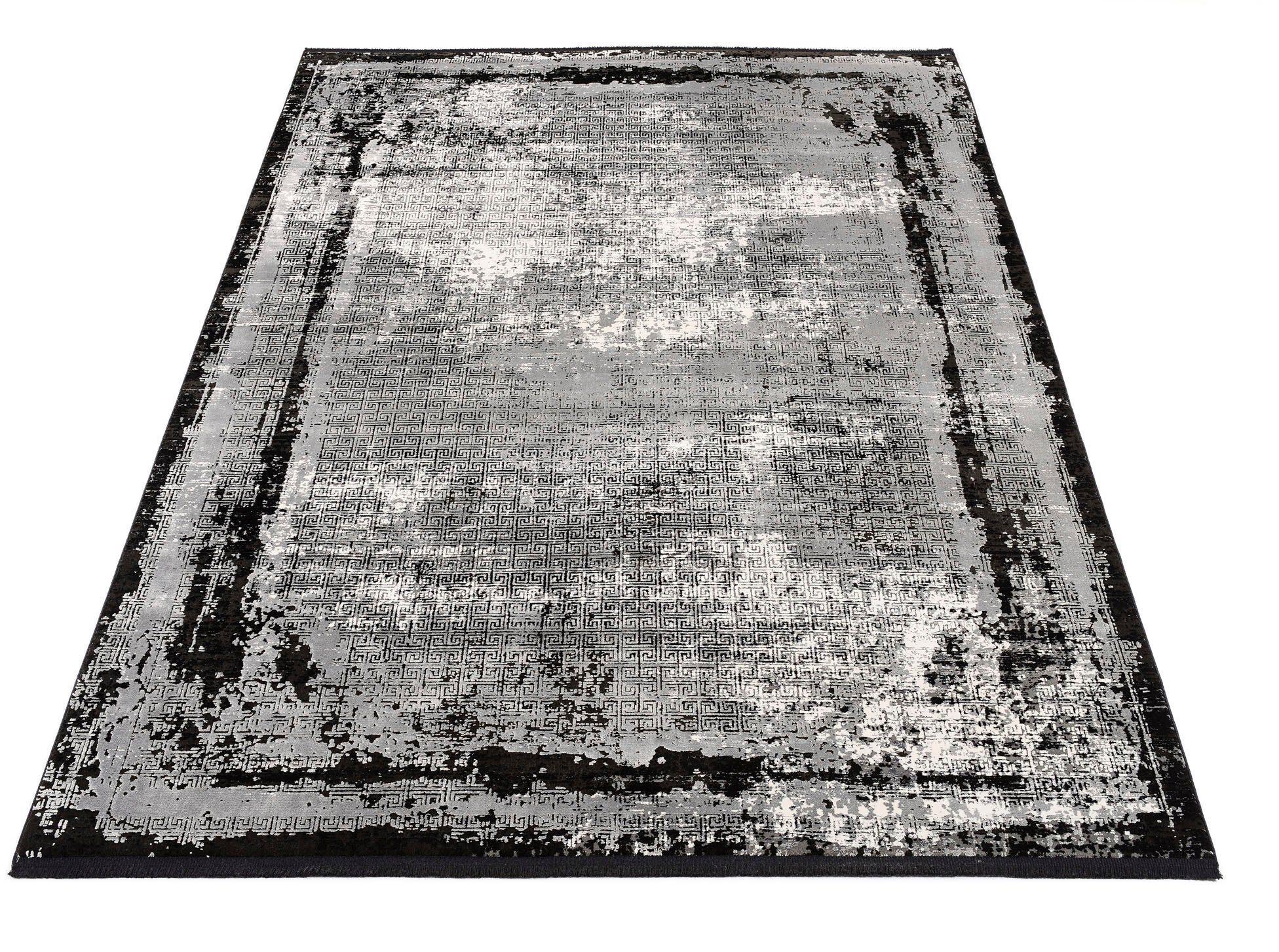 machalke® Vloerkleed FRAME Design-vloerkleed, vintage-look, woonkamer