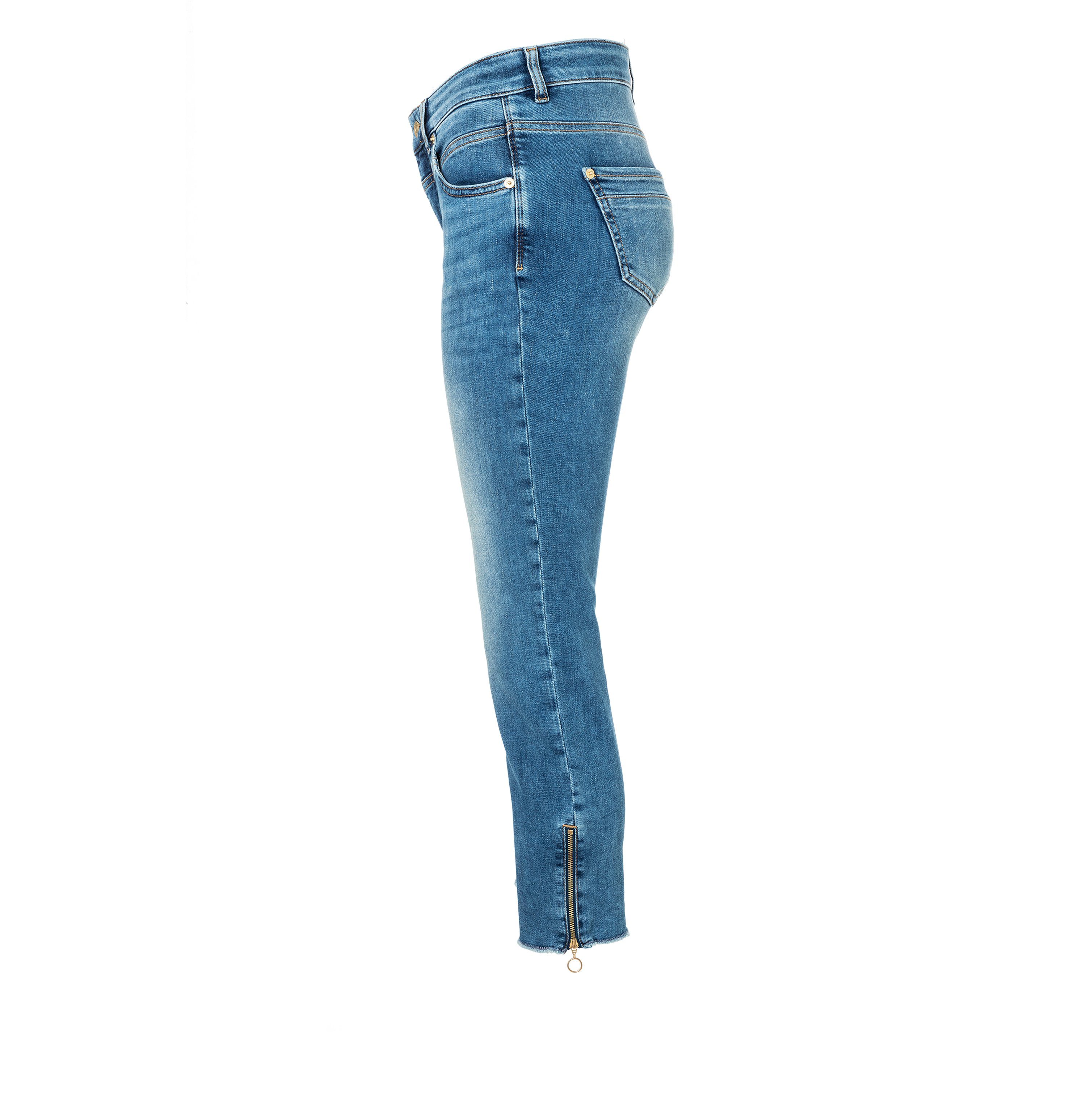 MAC Ankle jeans Rich-slim chic Met bijzonder kleingeldzakje