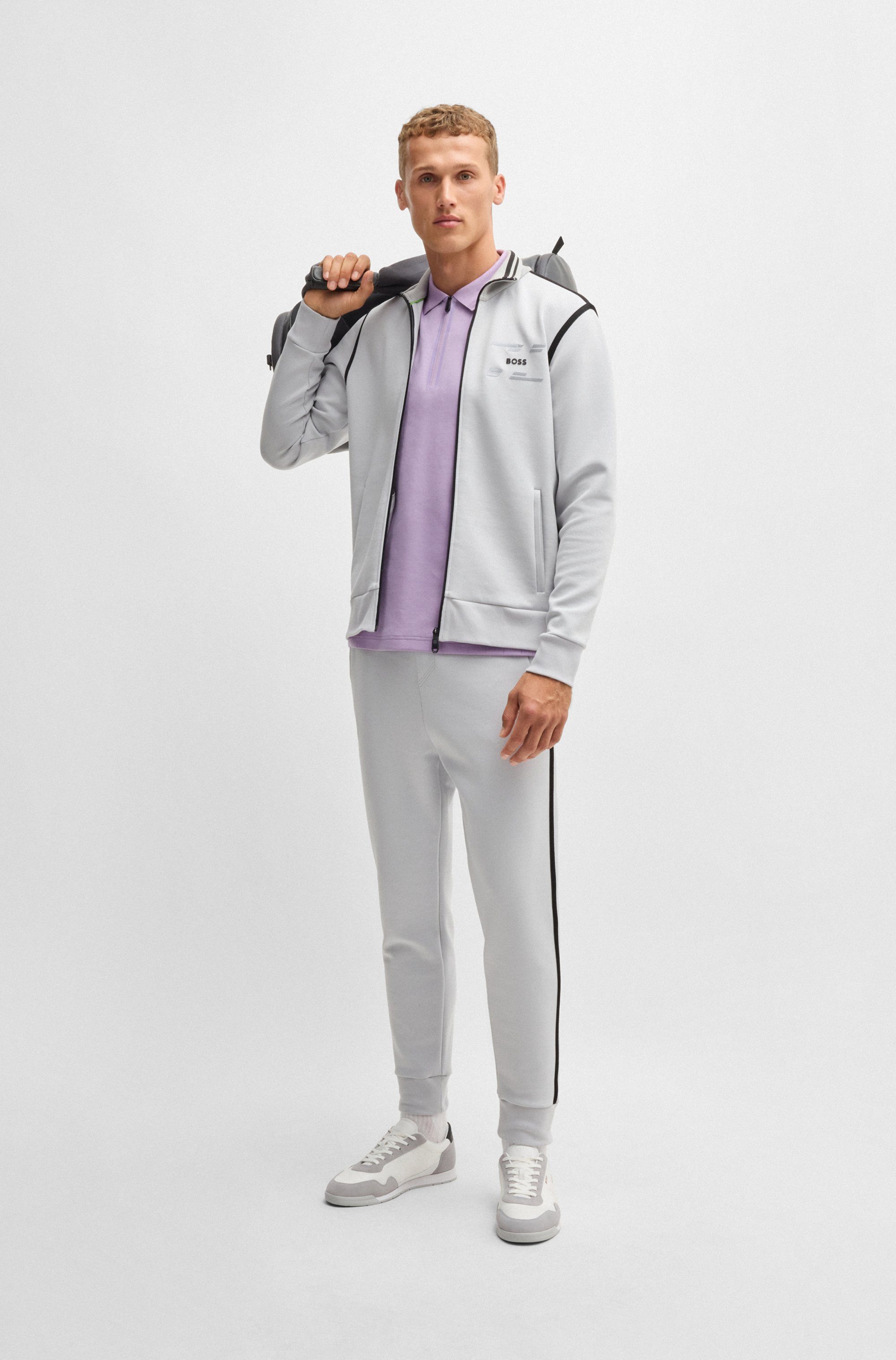 BOSS GREEN Joggingbroek Hadiko Tape met elastische taille
