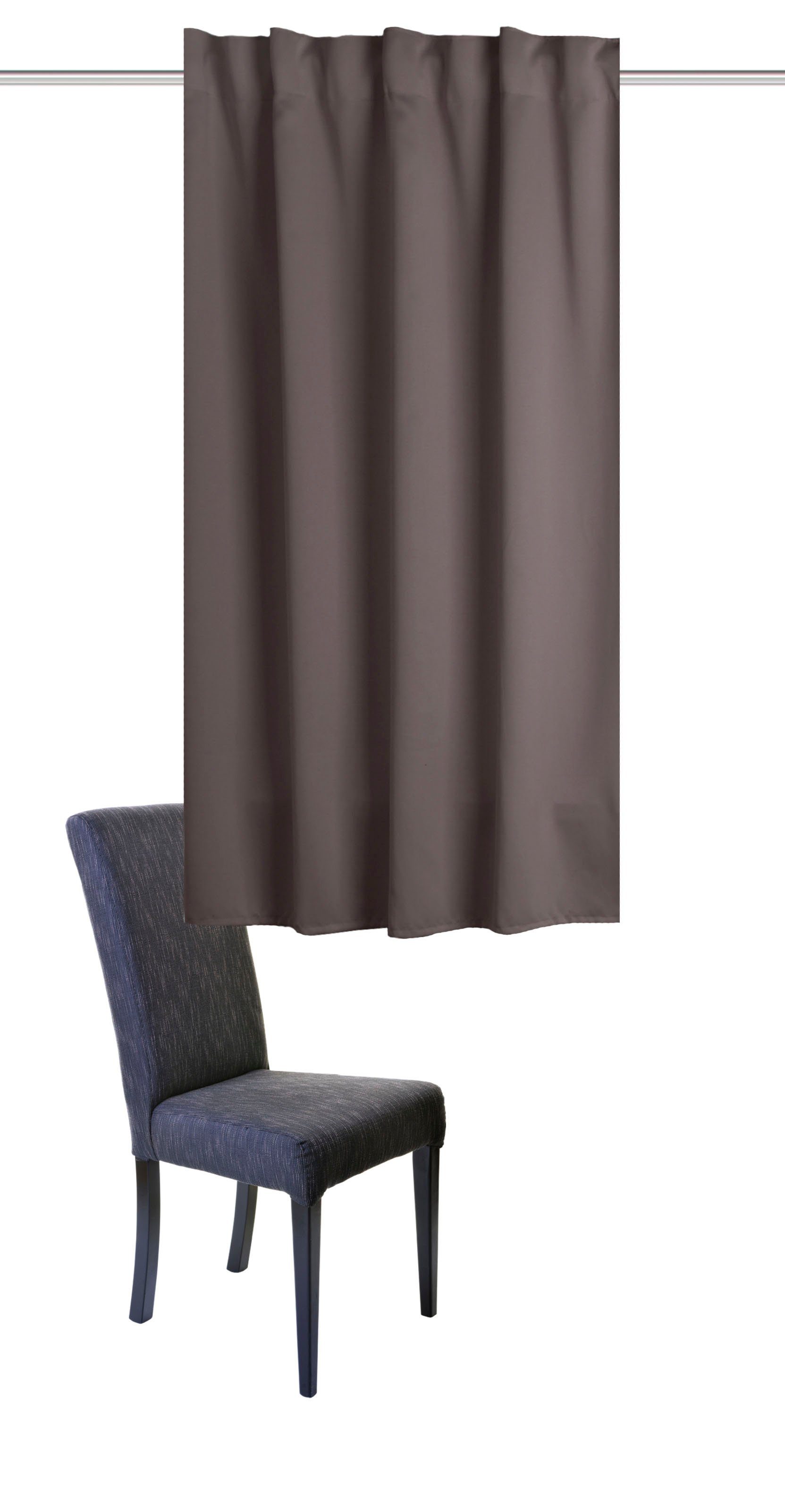 Home Basics Gordijn Blacky Kombibandschal BLACKY uni (1 stuk)