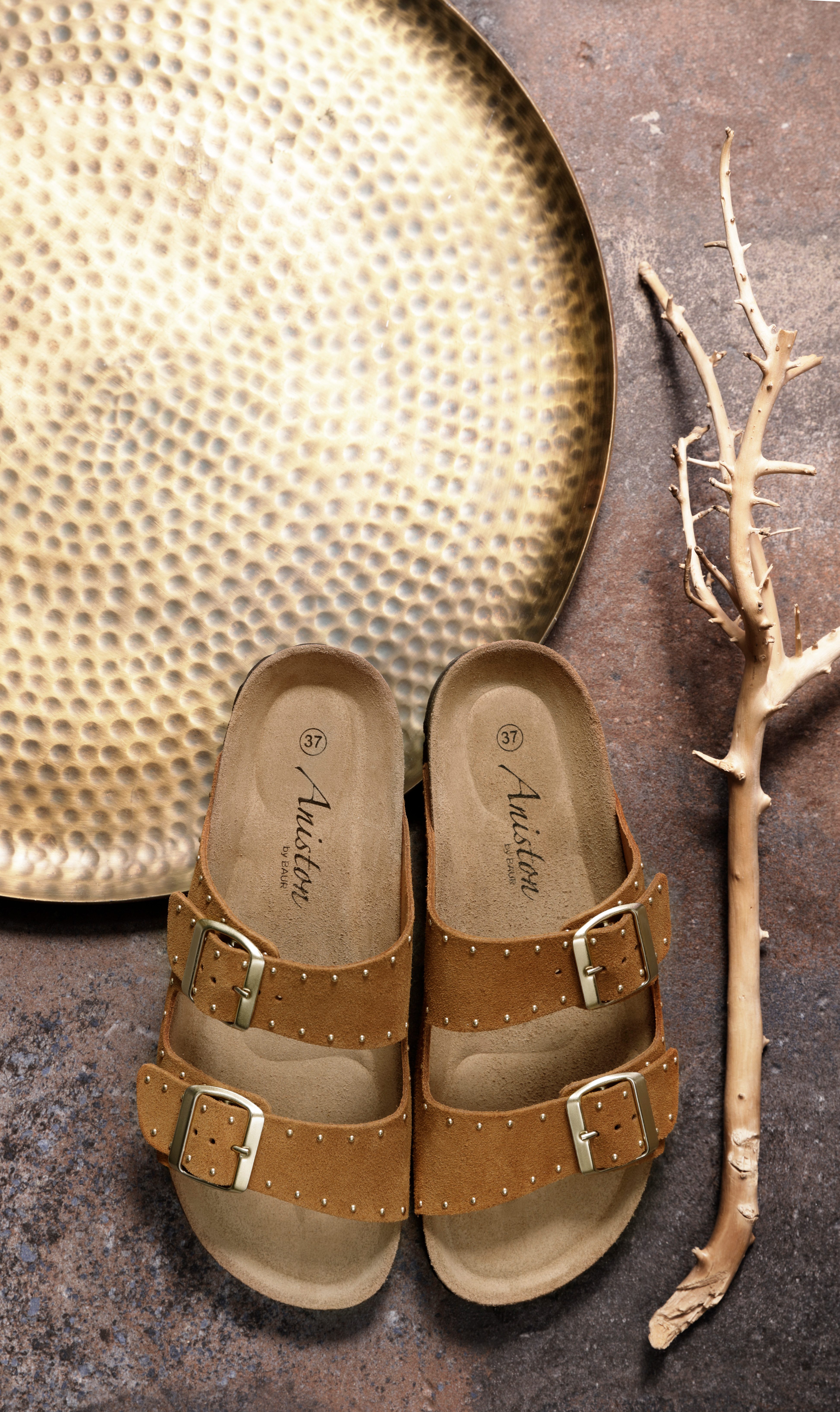 Aniston SHOES Slippers , zomerschoen, strandschoen, nagels - nieuwe collectie
