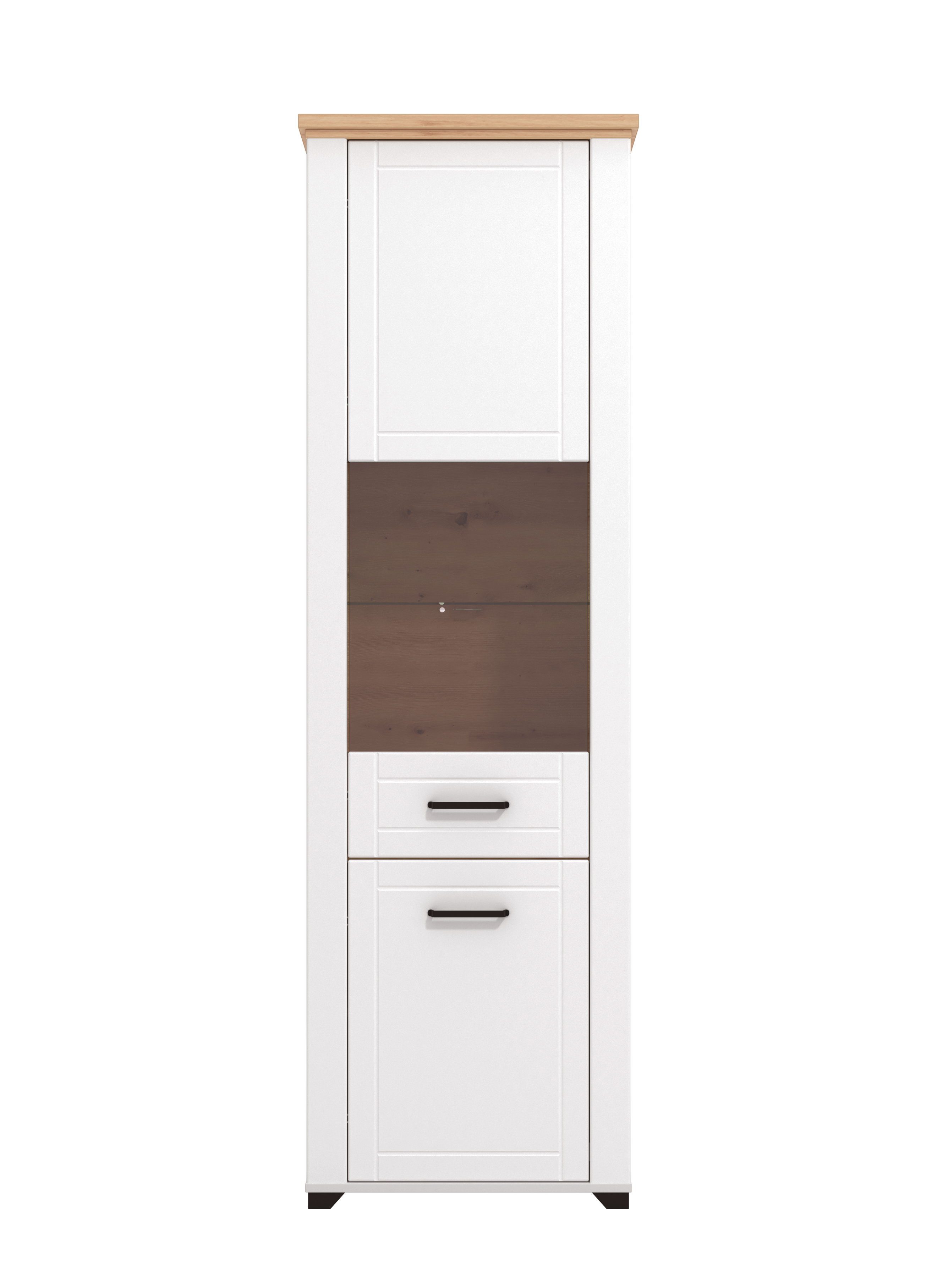 Home affaire Vitrinekast Valencia Deuren en legplanken met 4 mm veiligheidsglas