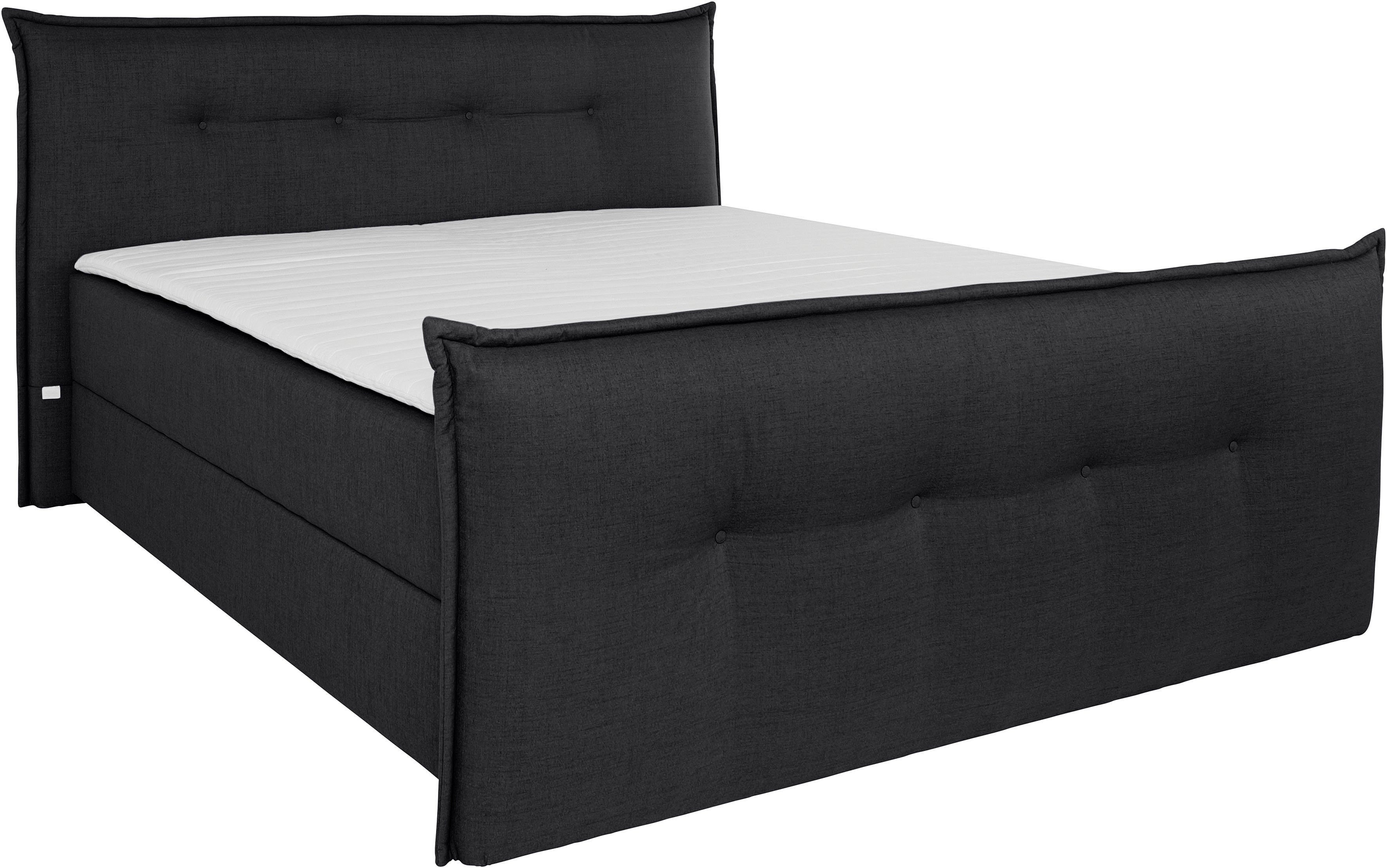 andas Boxspring Lichtgewicht inclusief voetbord, bedkist & topmatras, in 4 breedten en 2 hardheden