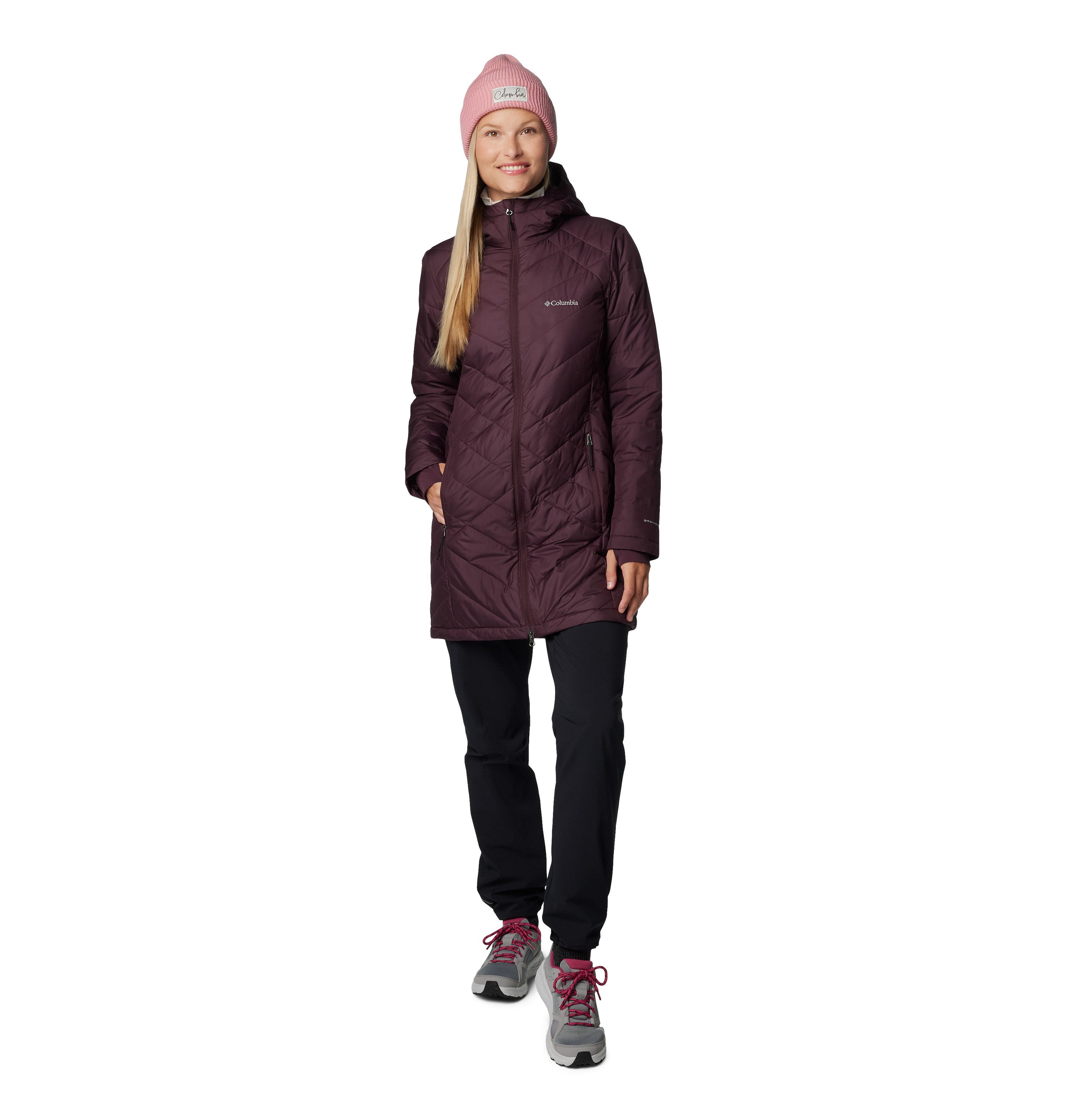 Columbia Gewatteerde jas HEAVENLY LONG HOODED JACKET (1-delig)