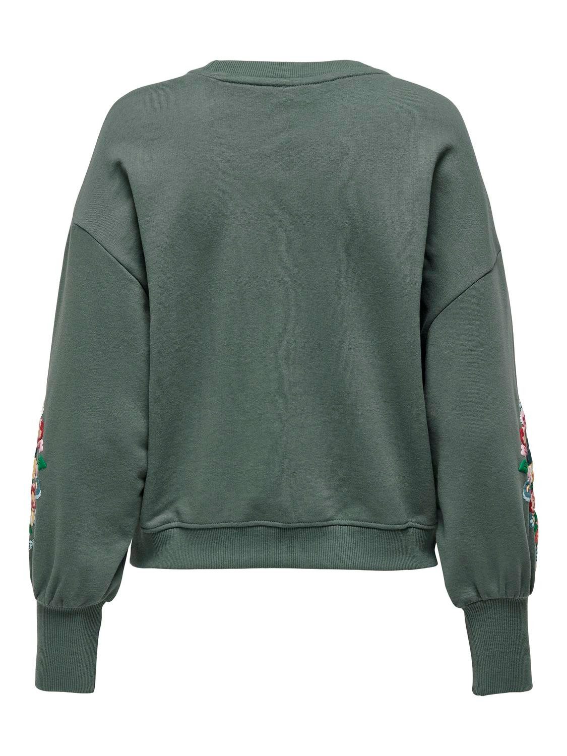 Only Sweatshirt ONLBROOKE L/S O-NECK FLOWER SWT