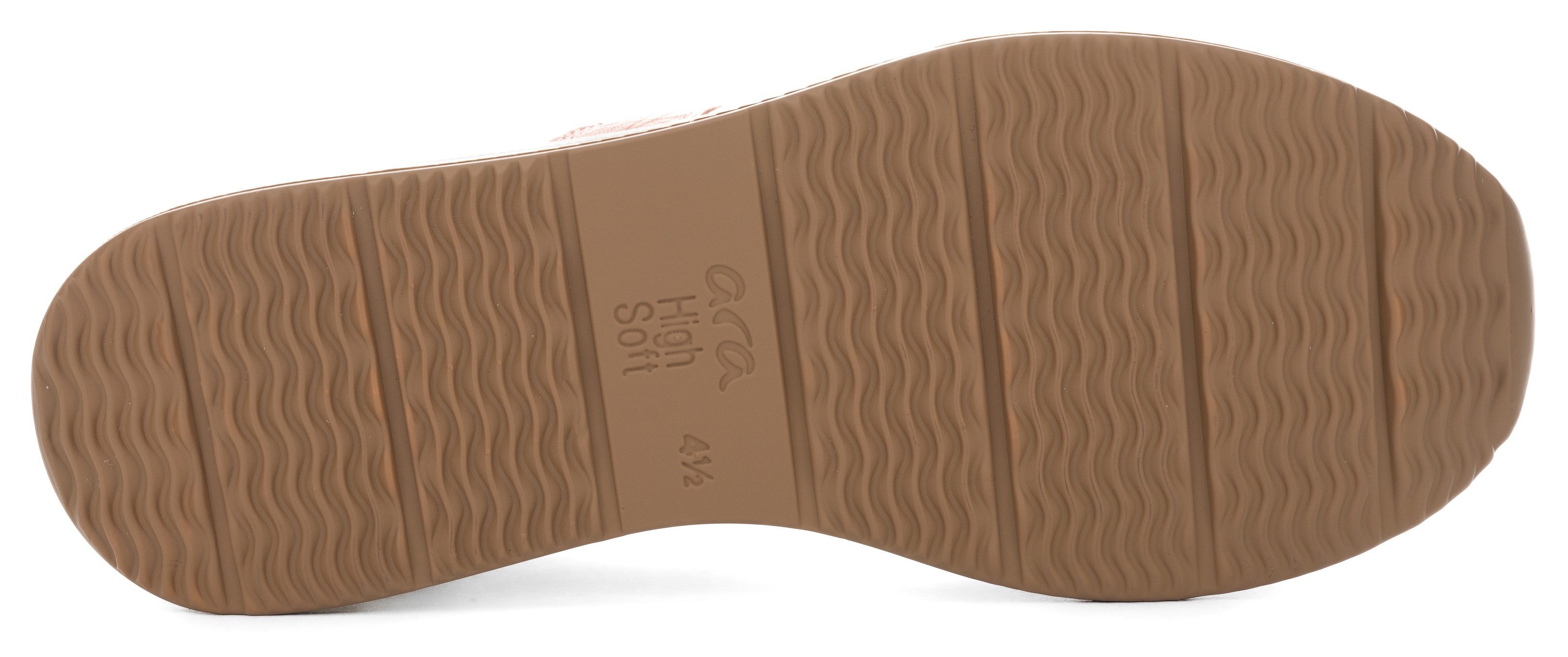 Ara Slip-on sneakers Sapporo , vrijetijdsschoen, veterschoen met frotté voering, h-breedte