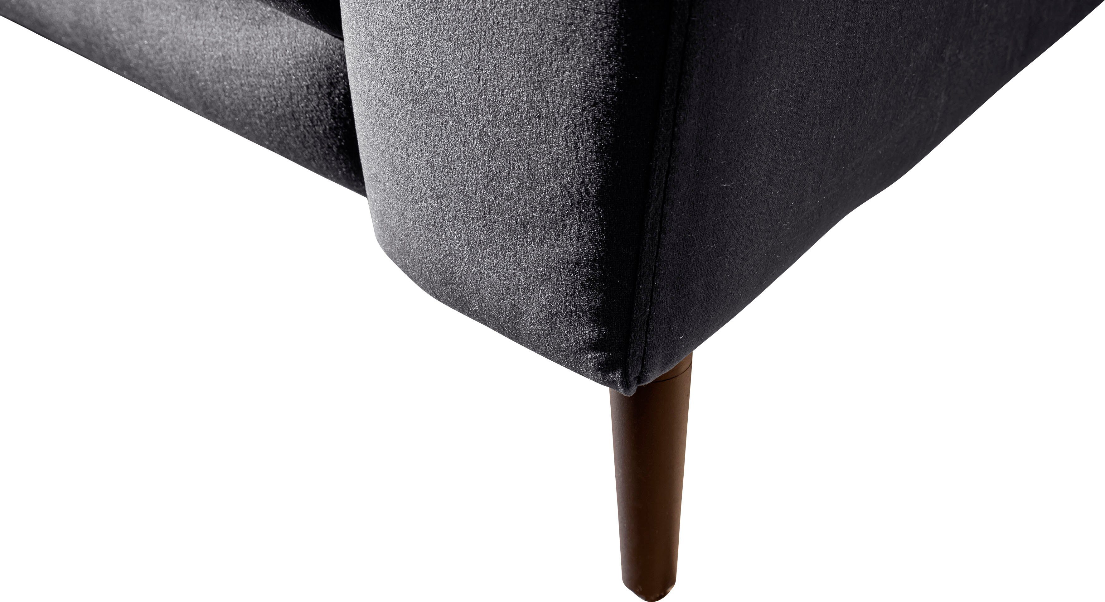 Trends by HG Hoekbank Barcelona L-vorm met metalen voet, vrij plaatsbaar