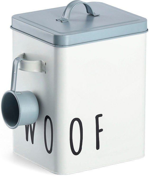 Zeller Present Voorraadbus Woof voor hondenvoer (2-delig)