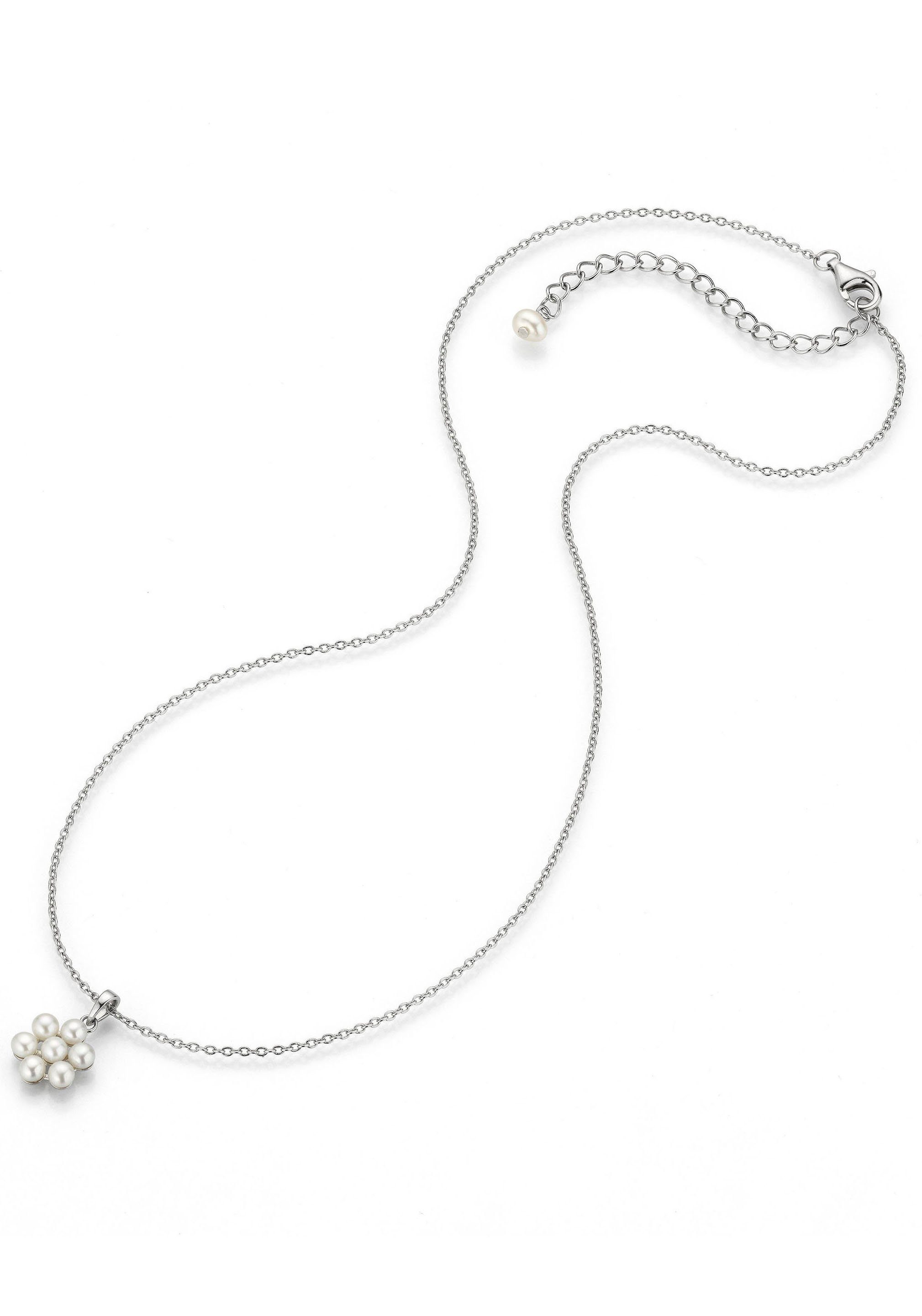 Firetti Ketting met hanger Sieraad Geschenk Bloem Made in Germany met zoetwater-cultivéparel