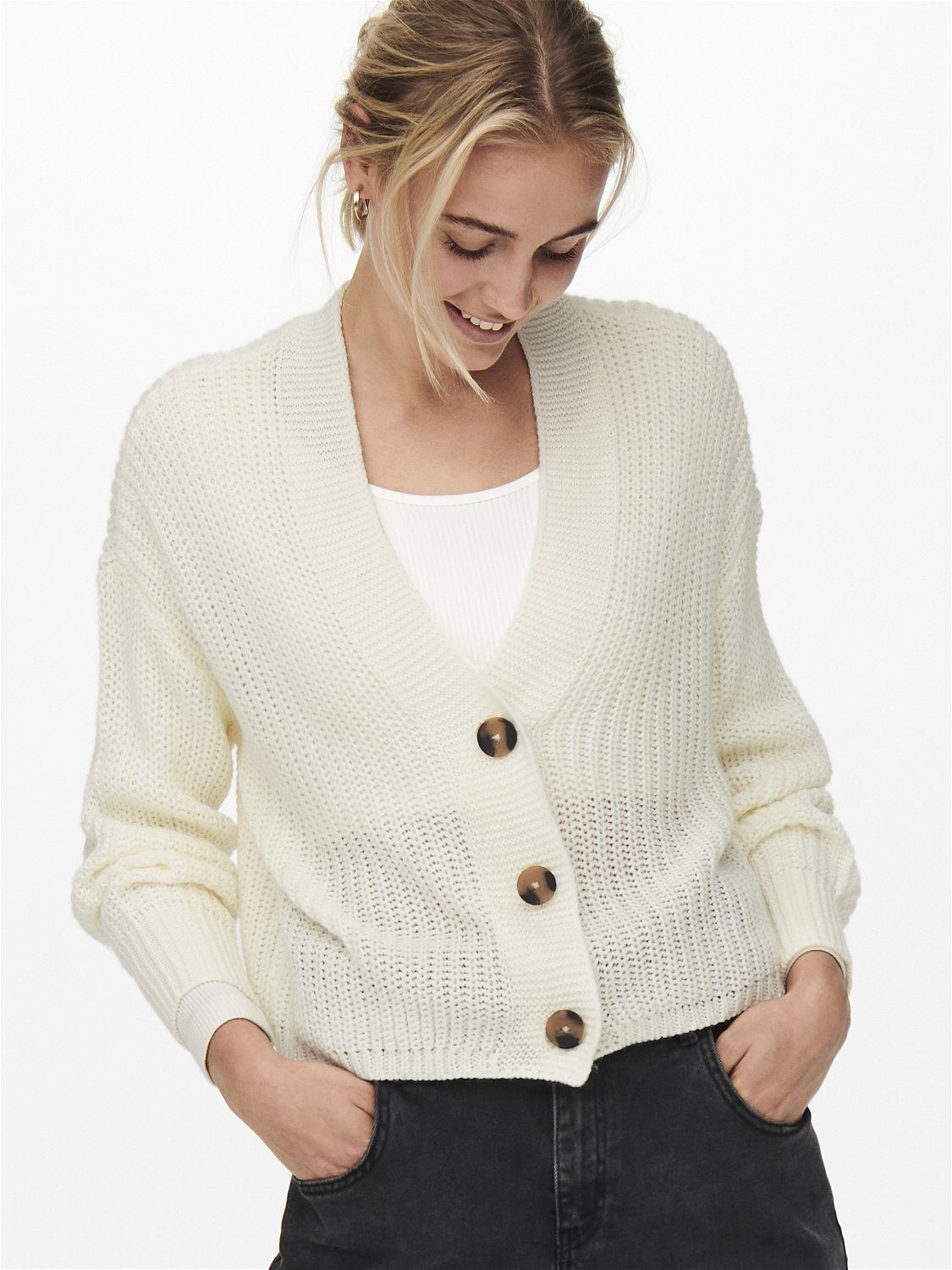 Only Vest ONLCAROL NICE L/S CARDIGAN KNT NOOS